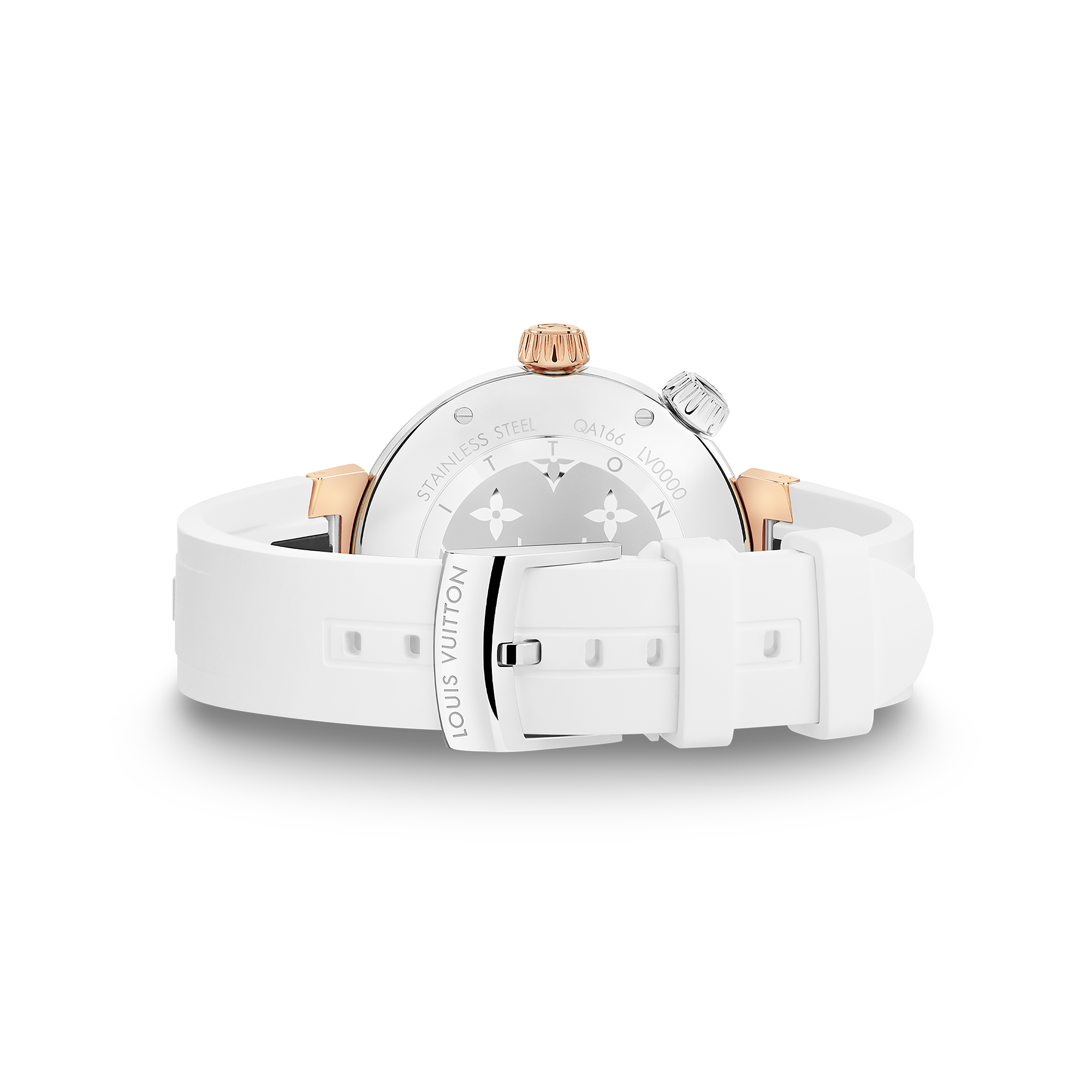 Tambour Street Diver, Quarzuhrwerk, 39,5mm, Edelstahl & Roségold  Uhren Alle Uhren } | LOUIS VUITTON (Zoom)