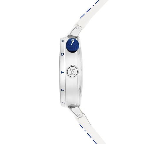 Tambour Street Diver, Quarzuhrwerk, 39,5mm, Edelstahl Uhren Alle Uhren } | LOUIS VUITTON (Zoom)