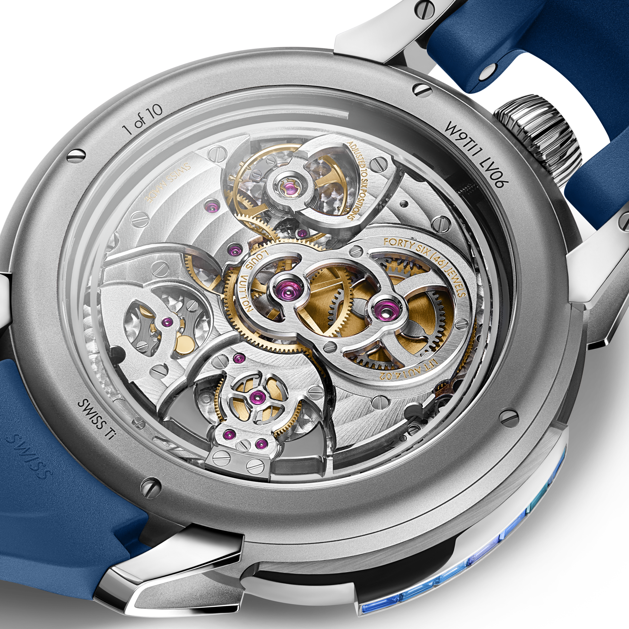 Tambour Taiko Galactique, Manual, 46,7 mm,
Titan und Weißgold  Uhren Alle Uhren } | LOUIS VUITTON (Zoom)