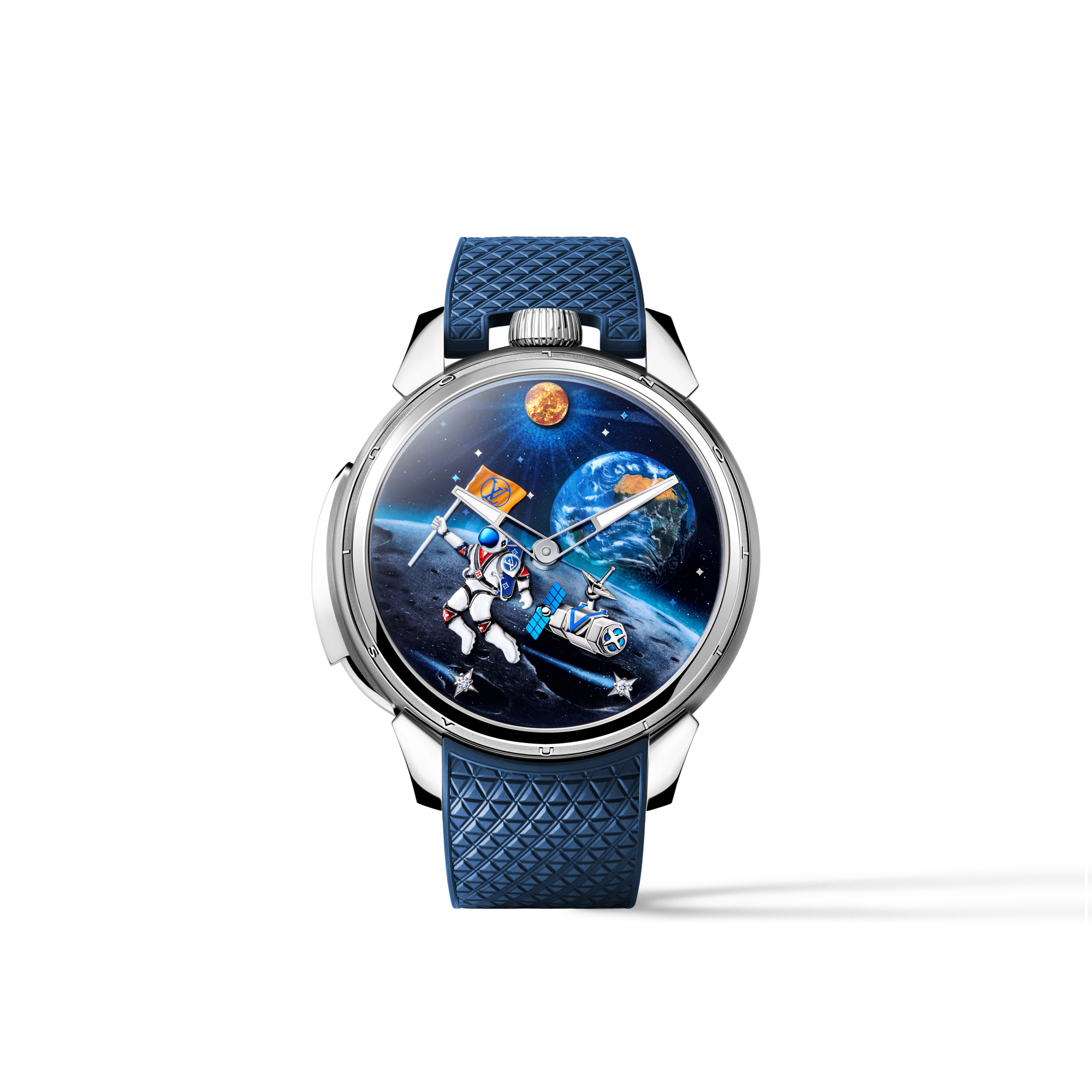 Tambour Taiko Galactique, Manual, 46,7 mm,
Titan und Weißgold  Uhren Alle Uhren } | LOUIS VUITTON (Zoom)