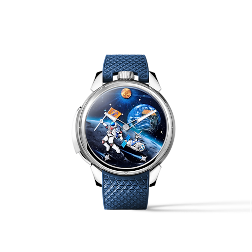 Tambour Taiko Galactique, Manual, 46,7 mm,
Titan und Weißgold Uhren Alle Uhren } | LOUIS VUITTON (Zoom)