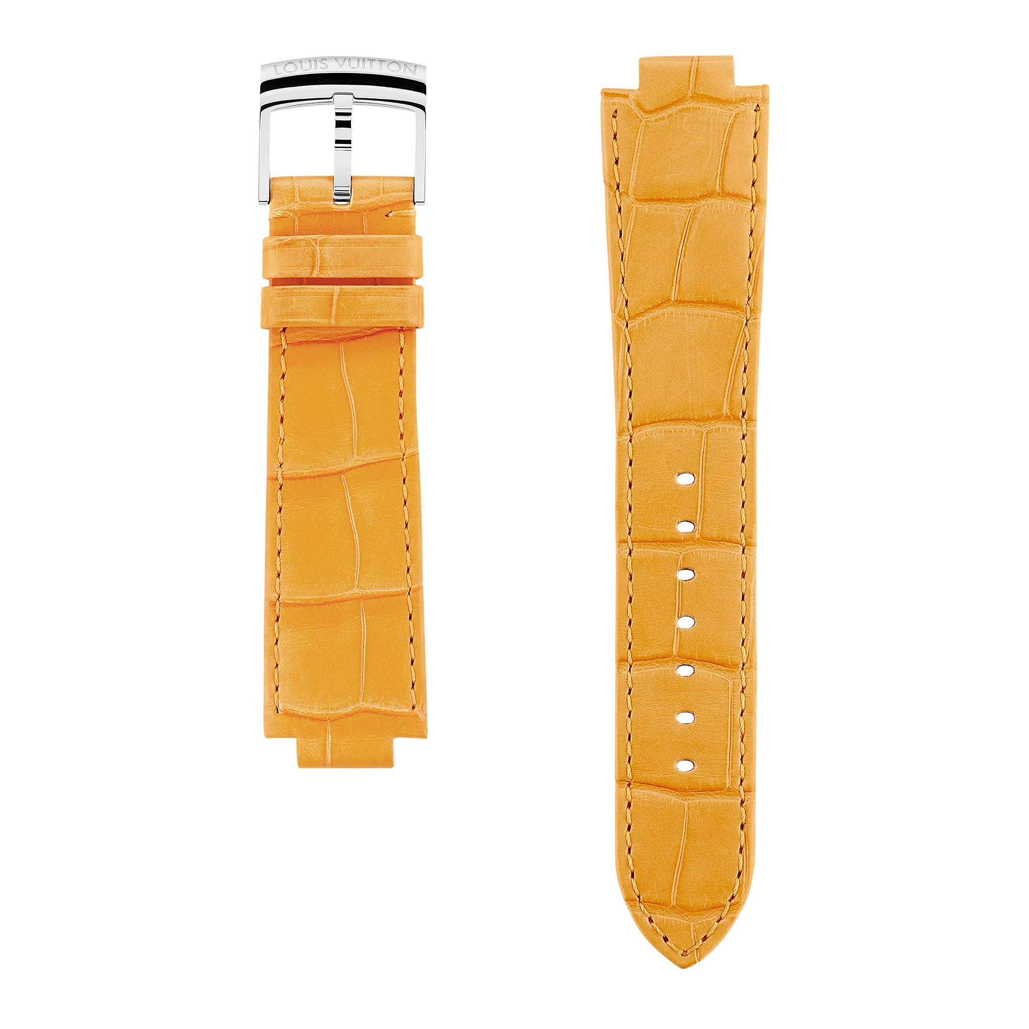 Tambour Uhrenarmband aus Alligatorleder  Uhren Uhrenkollektionen Uhrenarmbänder | LOUIS VUITTON (Zoom)