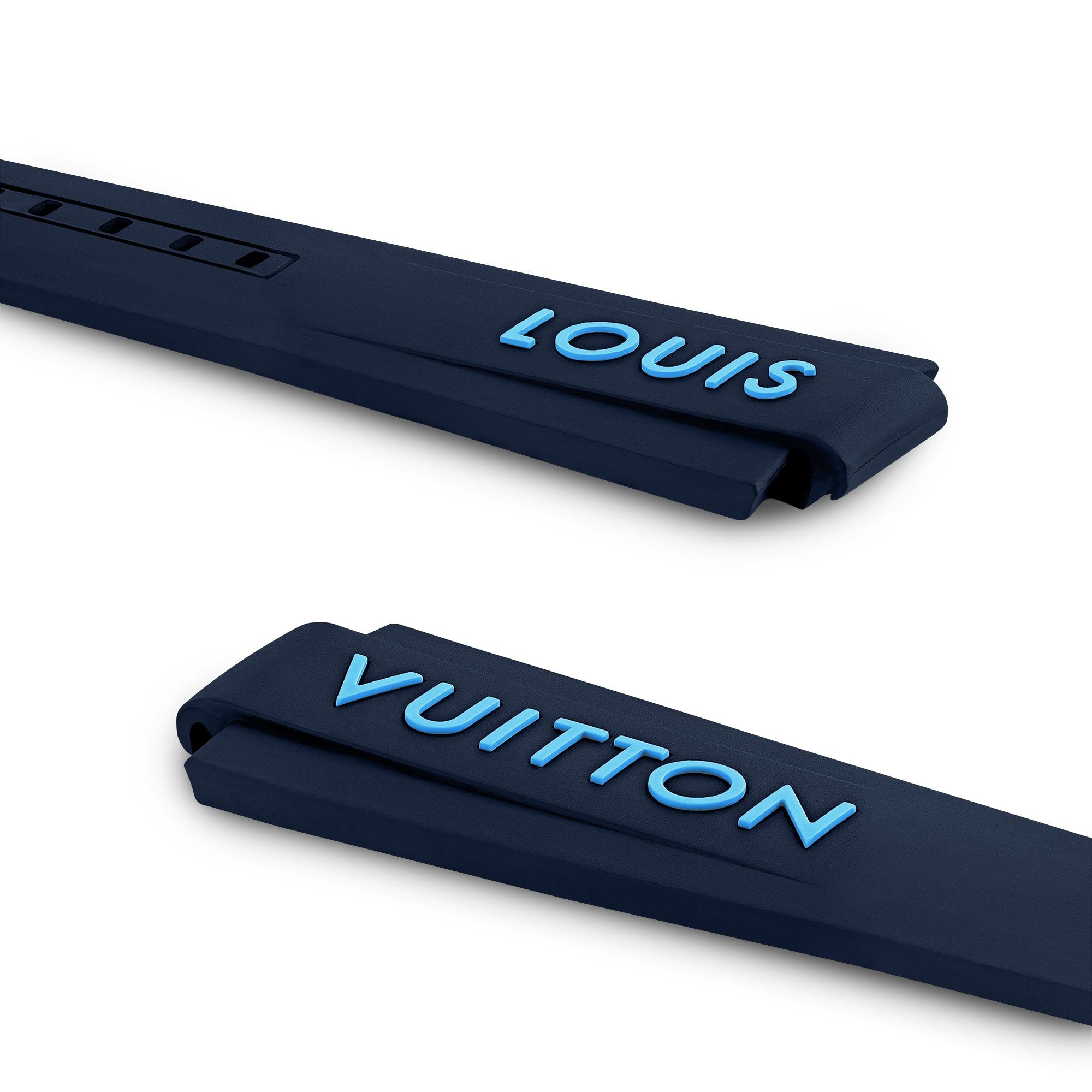 Tambour Uhrenarmband aus Gummi  Uhren Uhrenkollektionen Uhrenarmbänder | LOUIS VUITTON (Zoom)
