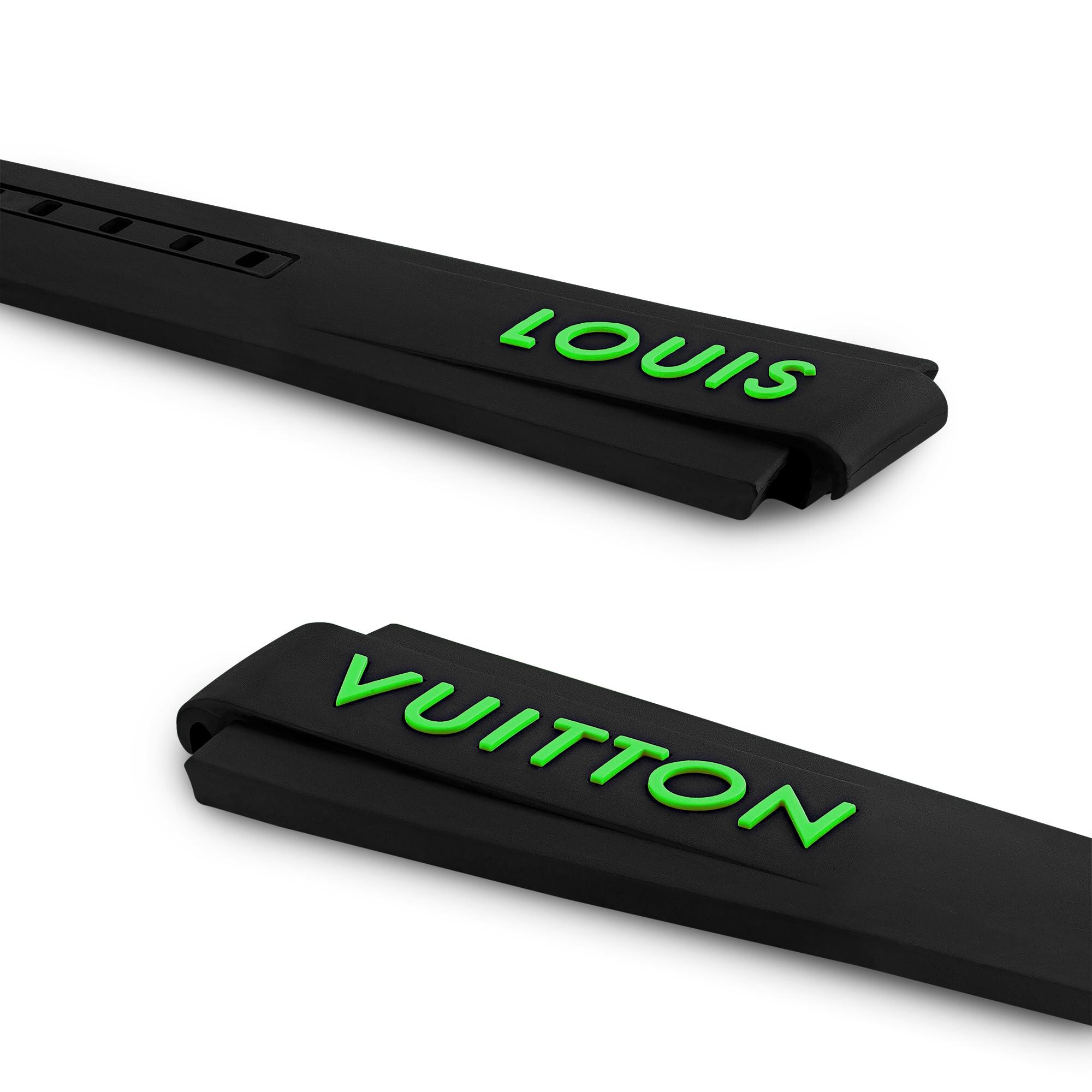 Tambour Uhrenarmband aus Gummi  Uhren Uhrenkollektionen Uhrenarmbänder | LOUIS VUITTON (Zoom)