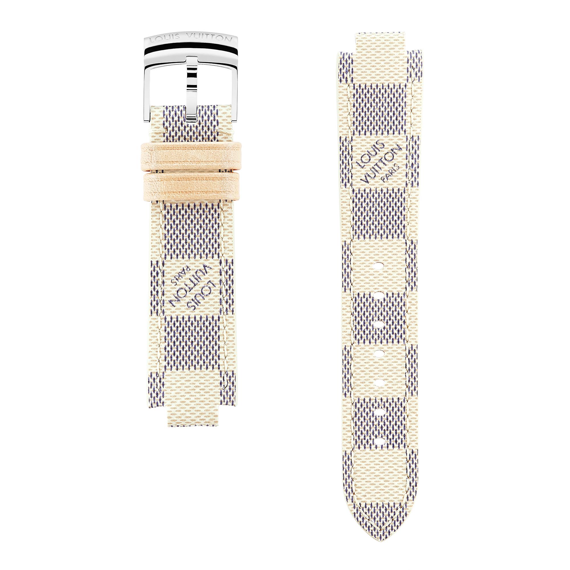 Tambour Uhrenarmband in Damier Azur Canvas  Damen Schmuck My LV Tambour | LOUIS VUITTON (Zoom)