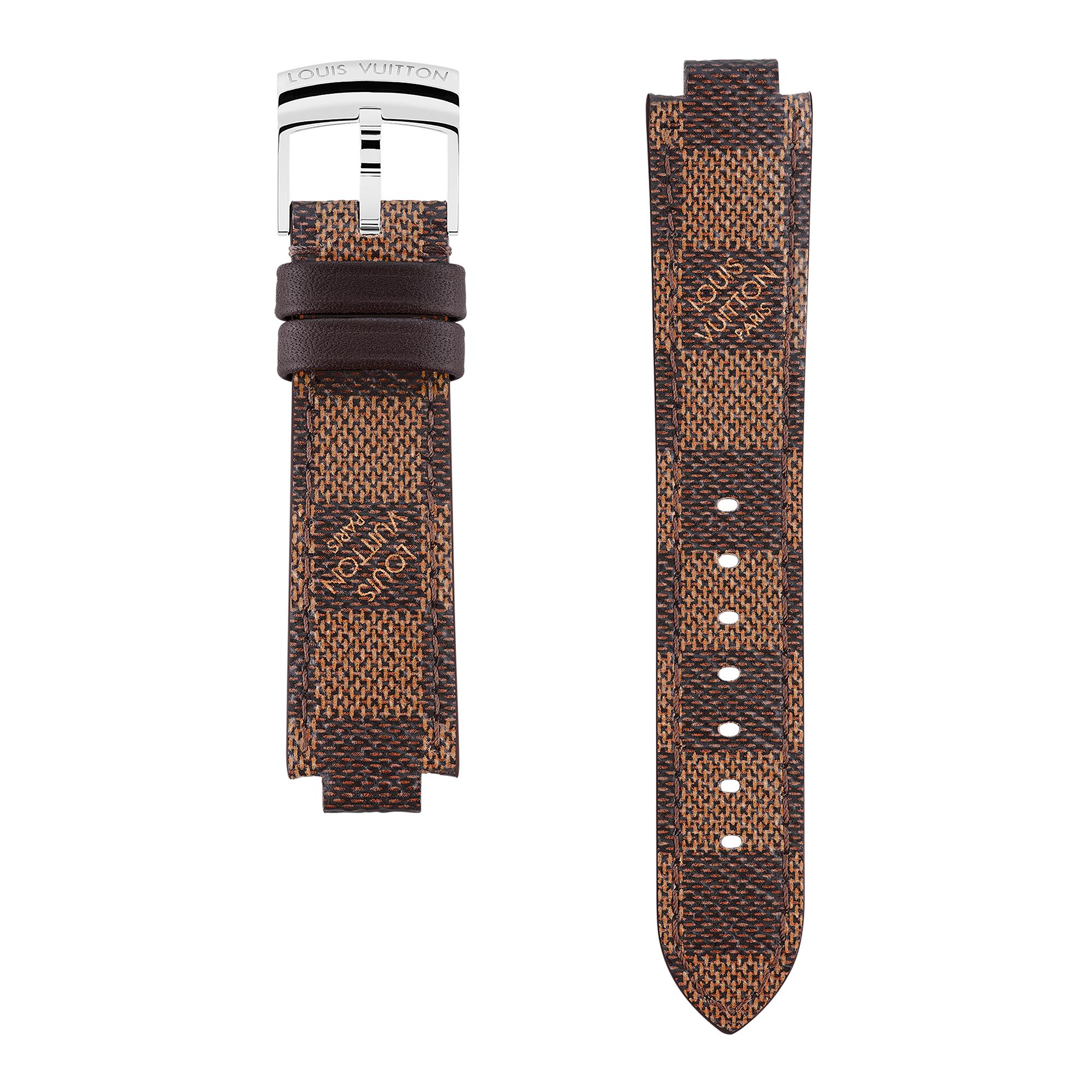 Tambour Uhrenarmband in Damier Ebene Canvas  Damen Schmuck My LV Tambour | LOUIS VUITTON (Zoom)
