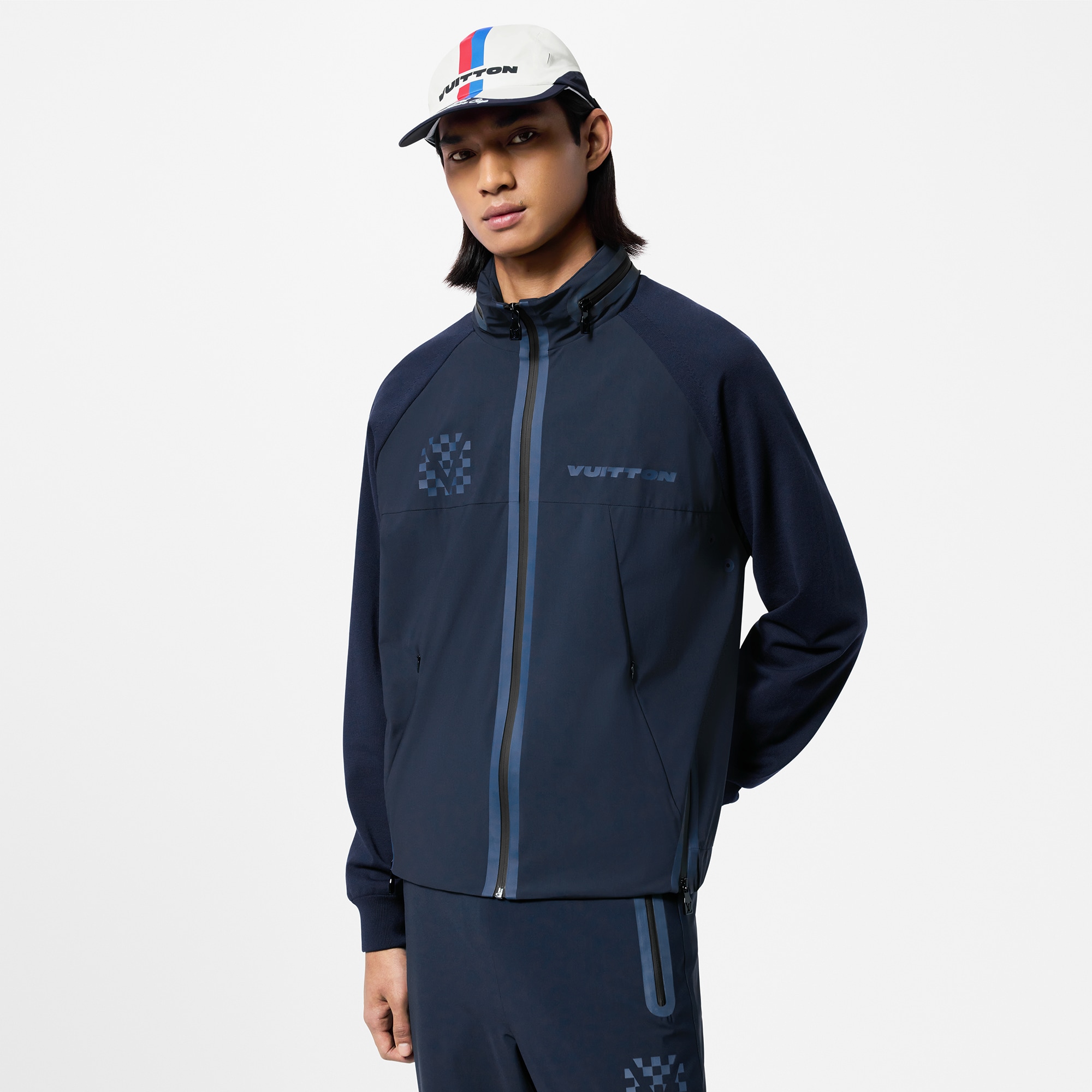 Technischer Hybrid-Blouson mit Kapuze  Herren Ready to Wear Vollständige Ready to Wear | LOUIS VUITTON (Zoom)