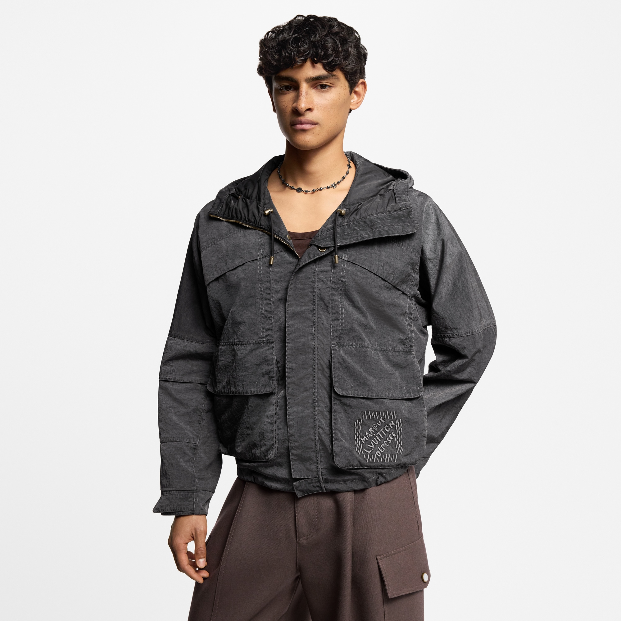 Technischer, stückgefärbter Explorer Blouson  Herren Discontinued Product Obs 12 | LOUIS VUITTON (Zoom)