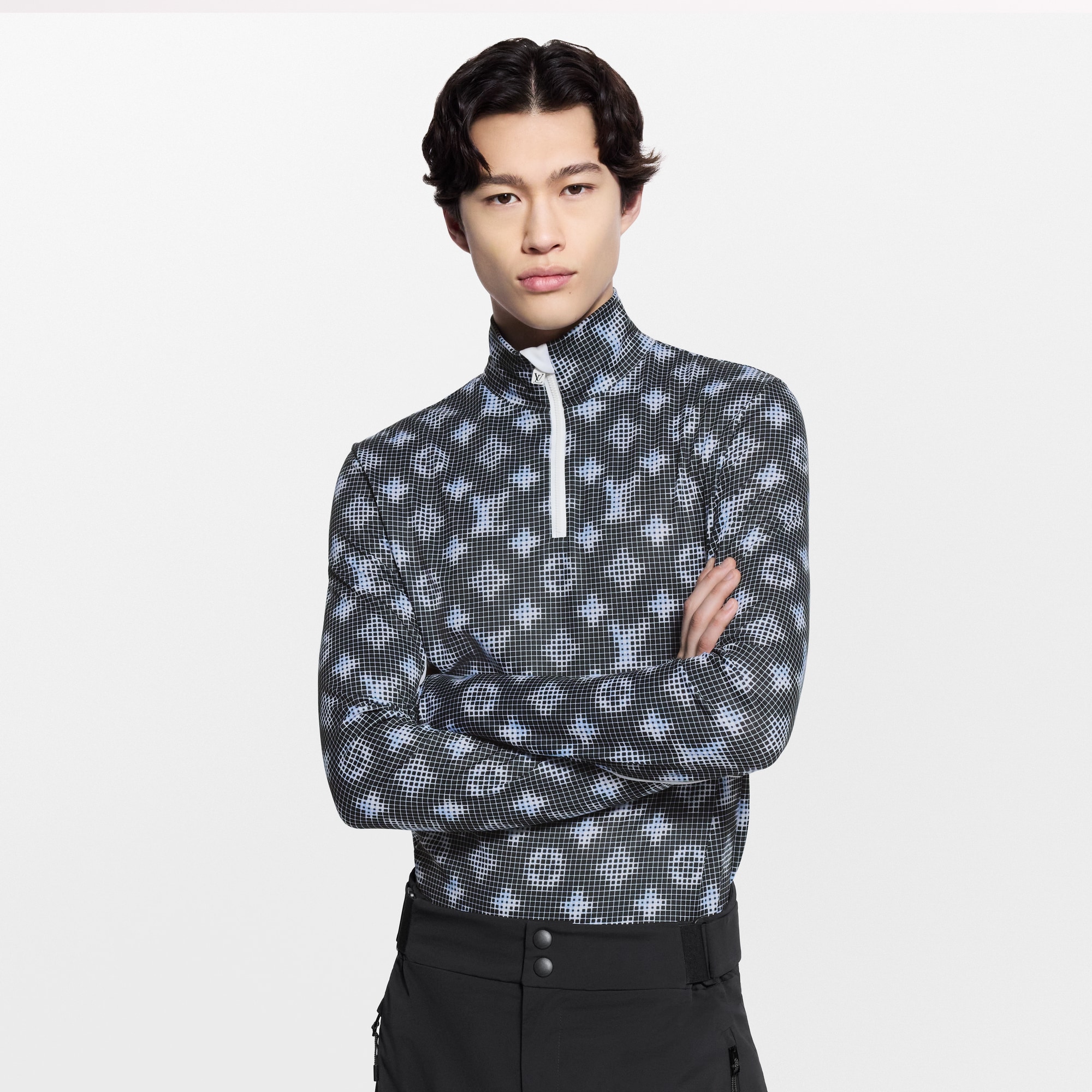 Technisches Langarm-T-Shirt mit Monogram  Herren Ready to Wear T-Shirts und Poloshirts | LOUIS VUITTON (Zoom)