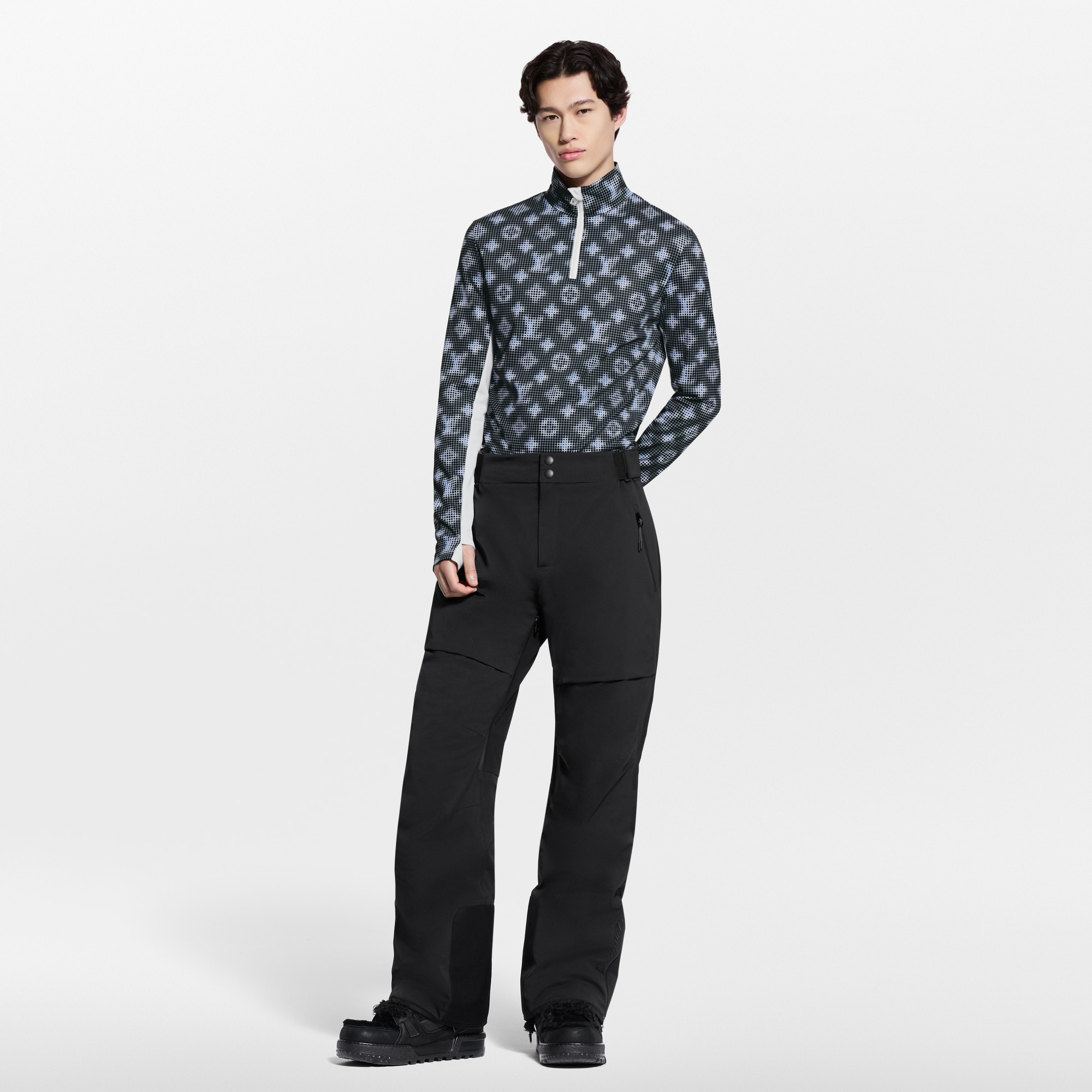 Technisches Langarm-T-Shirt mit Monogram  Herren Ready to Wear T-Shirts und Poloshirts | LOUIS VUITTON (Zoom)