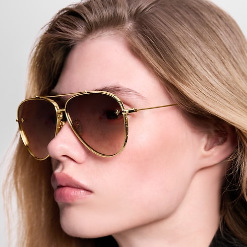 The LV Pilot Sonnenbrille S00 Damen Accessoires Sonnenbrillen | LOUIS VUITTON (Zoom)