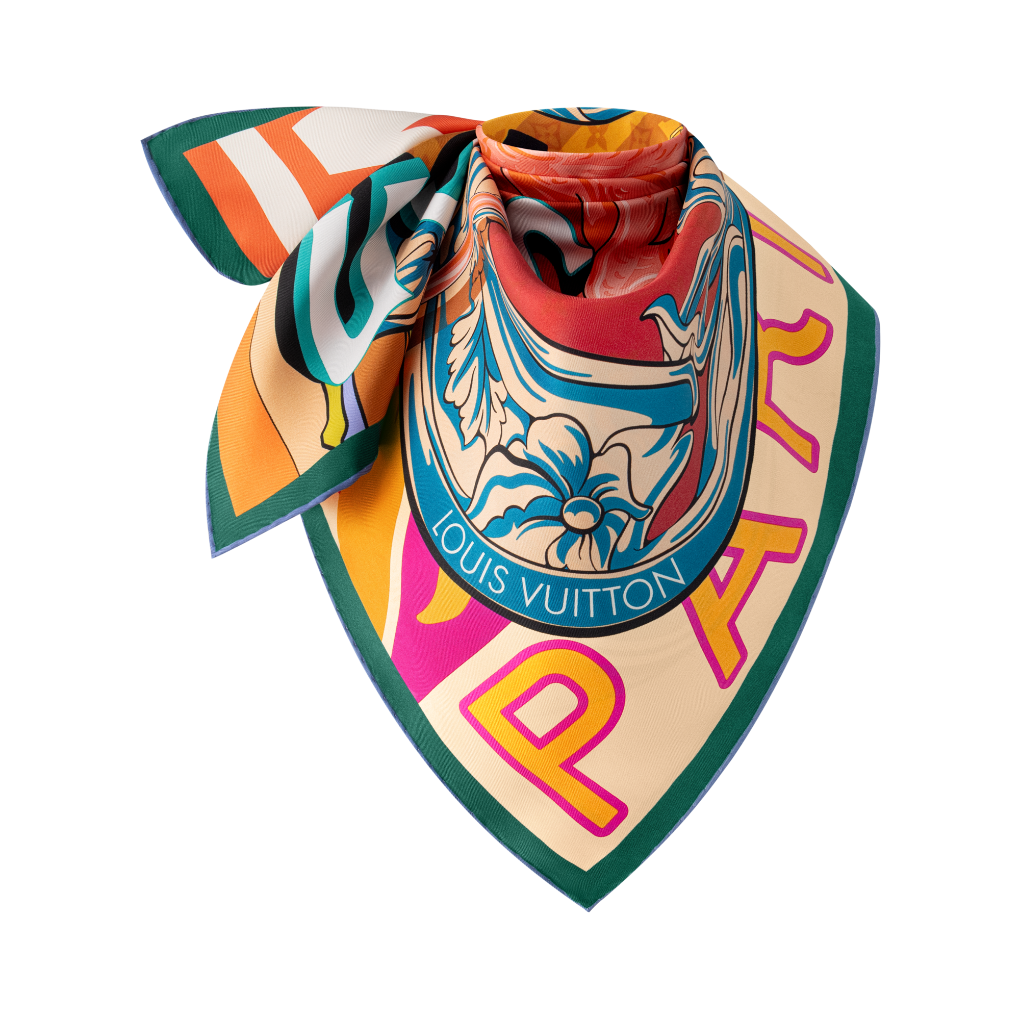Through The Window Carré 90 S00 Damen Accessoires Seidentücher und Bandeaus | LOUIS VUITTON (Zoom)