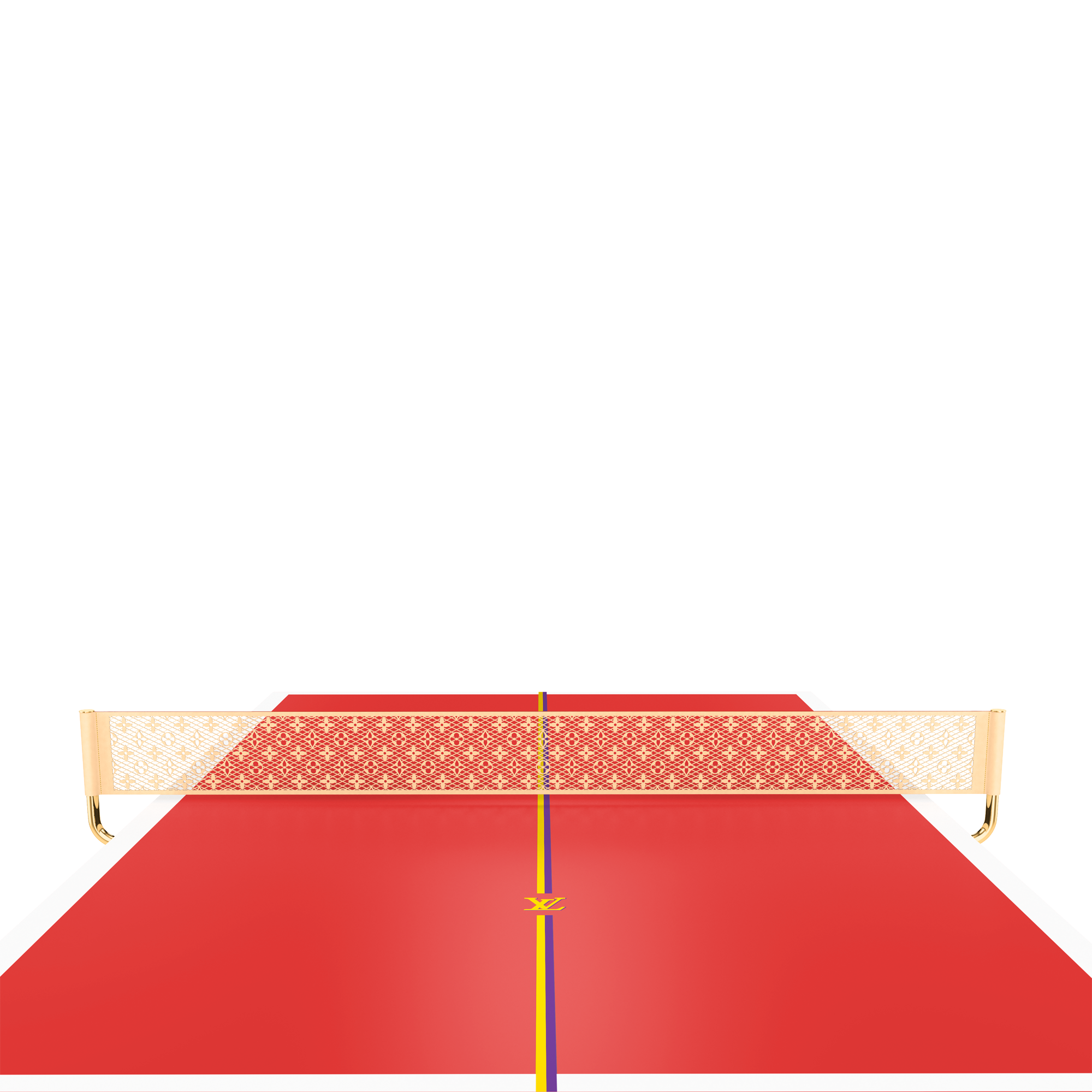 Tischtennistisch mit Canvas (professionelle Größe) Leder & andere Materialien Trunks, Reisen und Wohnen Sport und Freizeit } | LOUIS VUITTON (Zoom)