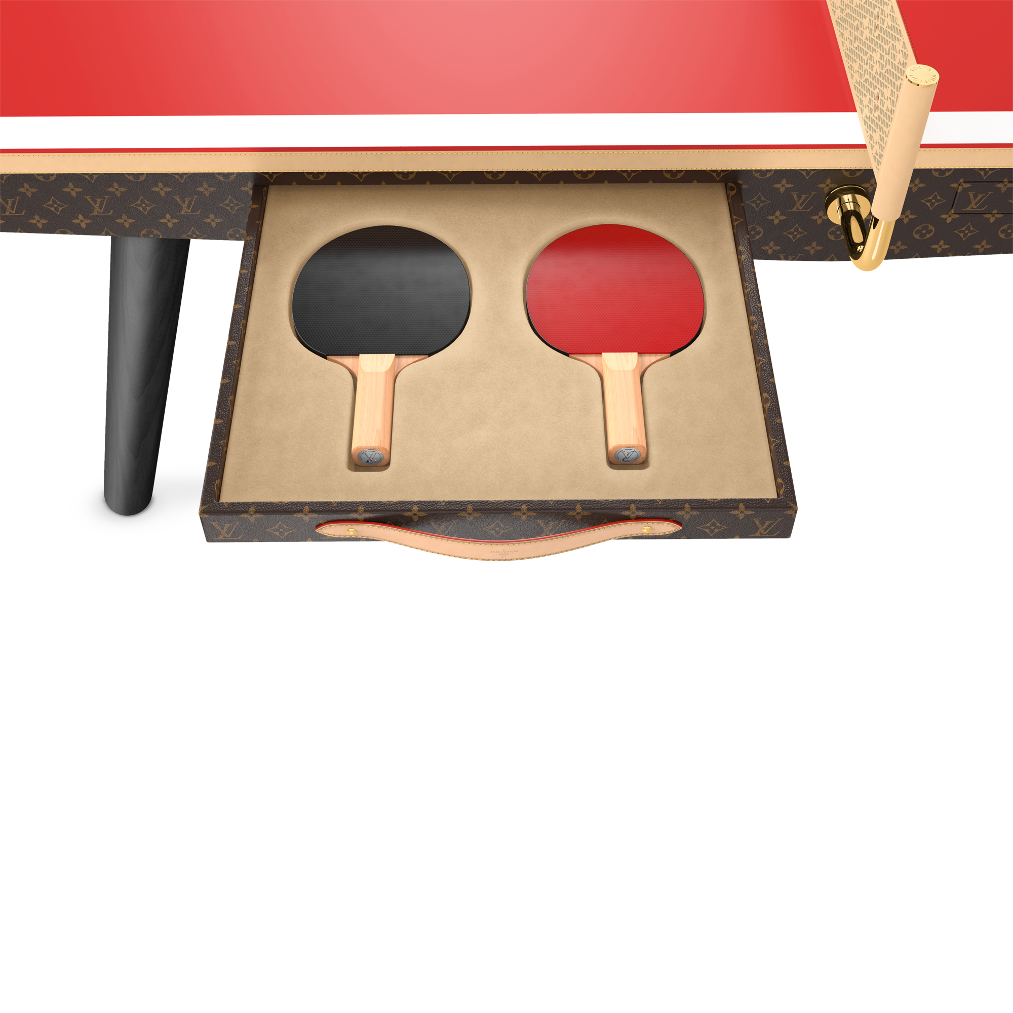 Tischtennistisch mit Canvas (professionelle Größe) Leder & andere Materialien Trunks, Reisen und Wohnen Sport und Freizeit } | LOUIS VUITTON (Zoom)