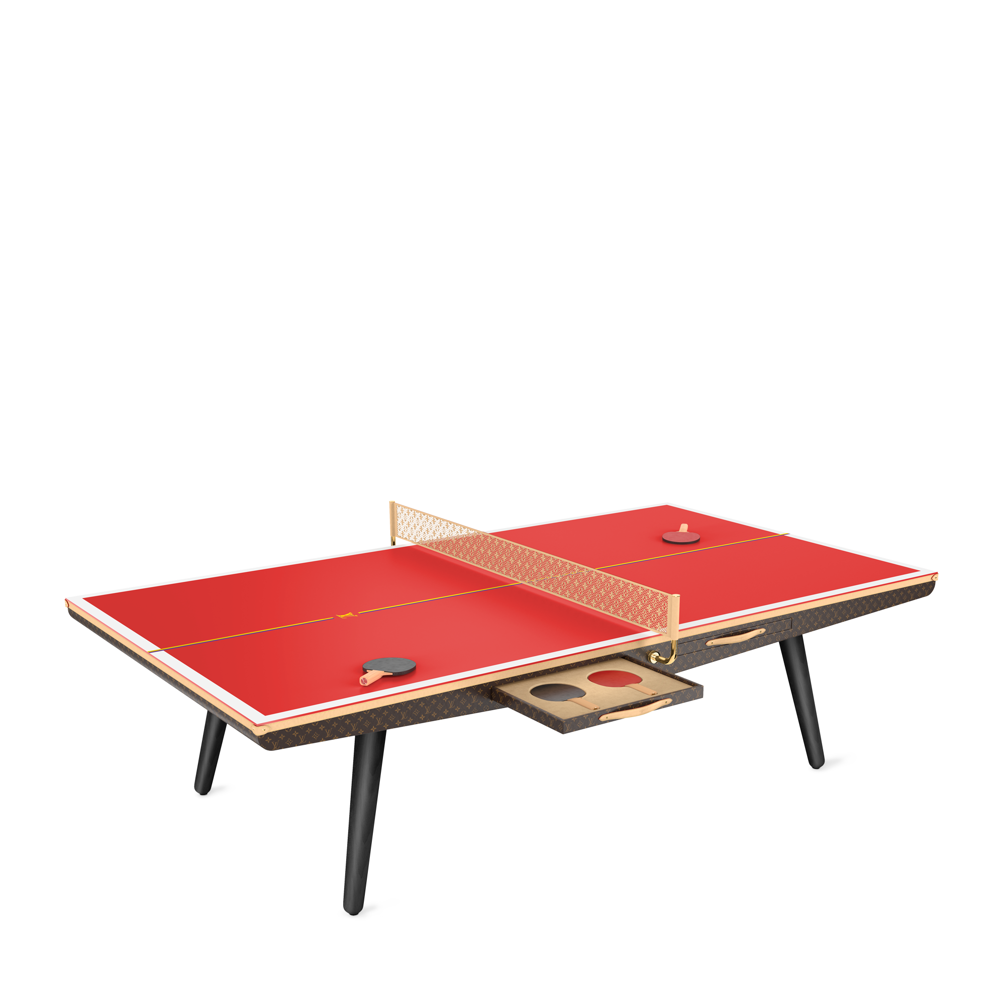 Tischtennistisch mit Canvas (professionelle Größe) Leder & andere Materialien Trunks, Reisen und Wohnen Sport und Freizeit } | LOUIS VUITTON (Zoom)