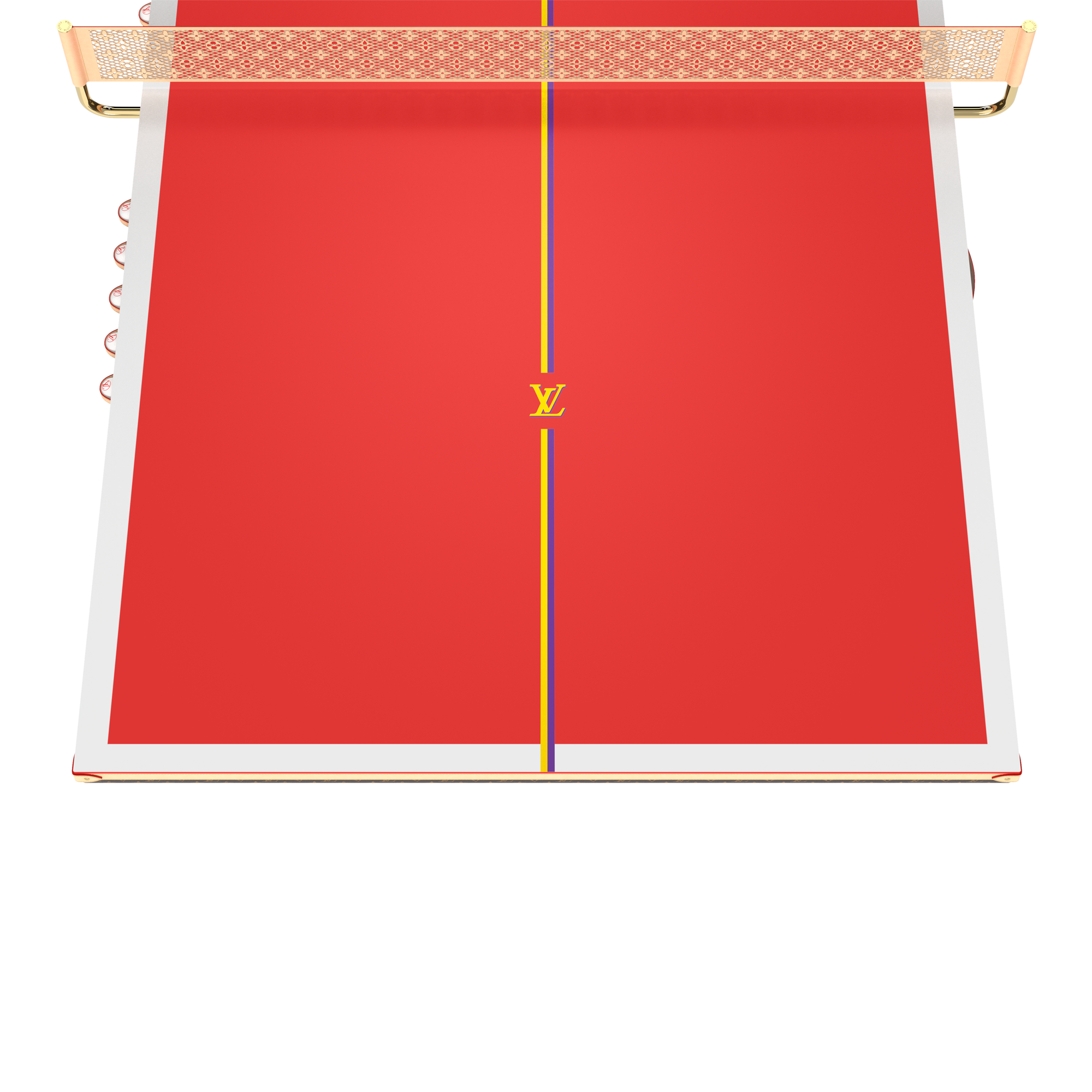 Tischtennistisch mit Canvas (professionelle Größe) Leder & andere Materialien Trunks, Reisen und Wohnen Sport und Freizeit } | LOUIS VUITTON (Zoom)