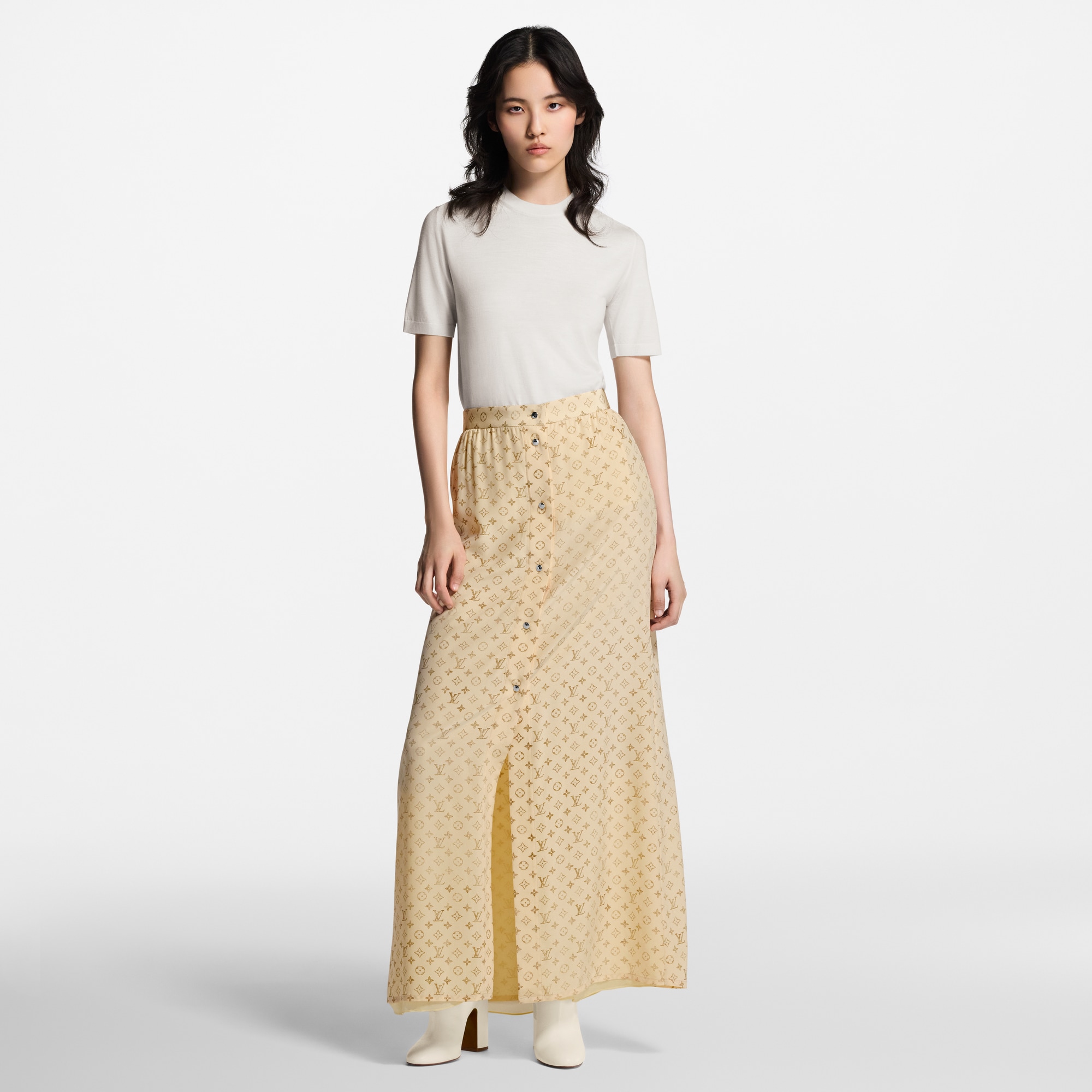 Top aus Strick mit Signatur  Damen Ready to Wear Tops | LOUIS VUITTON (Zoom)
