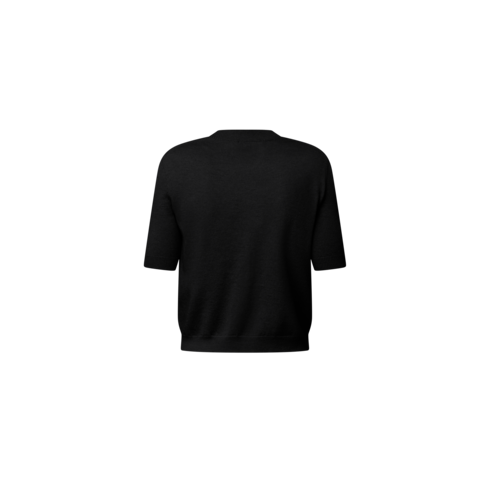 Top aus Strick mit Signatur aus Pailletten Damen Ready to Wear Tops | LOUIS VUITTON (Zoom)