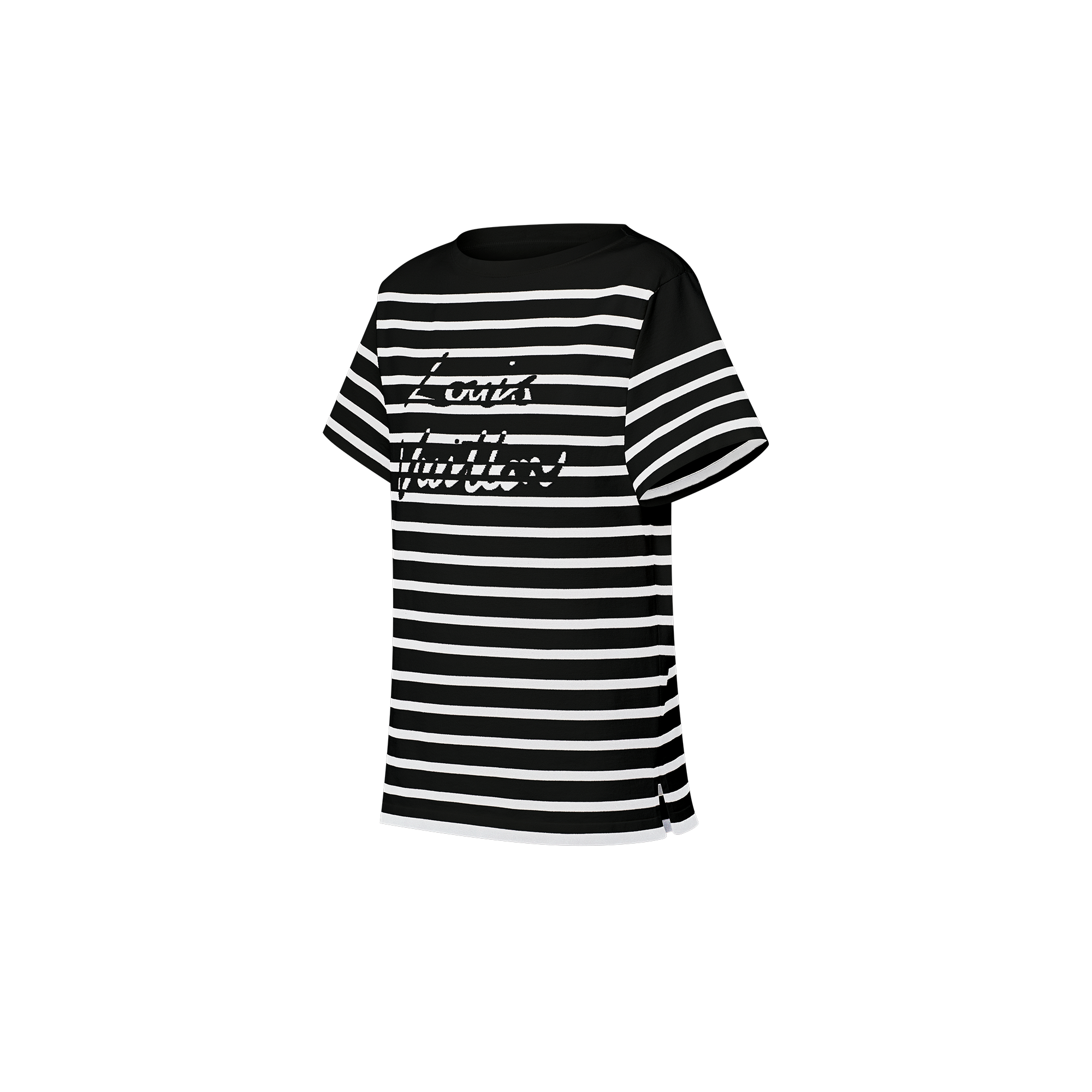 Top aus Strick mit Signatur und Streifen  Damen Ready to Wear Tops | LOUIS VUITTON (Zoom)