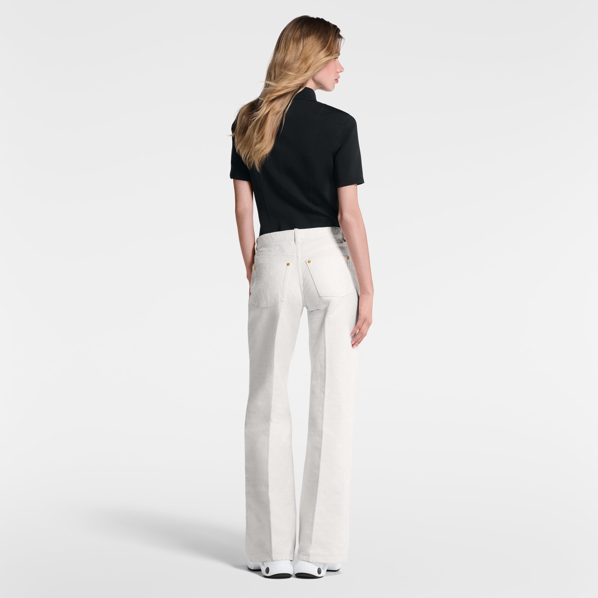 Top aus technischem Jersey im Polo-Stil  Damen Ready to Wear Tops | LOUIS VUITTON (Zoom)