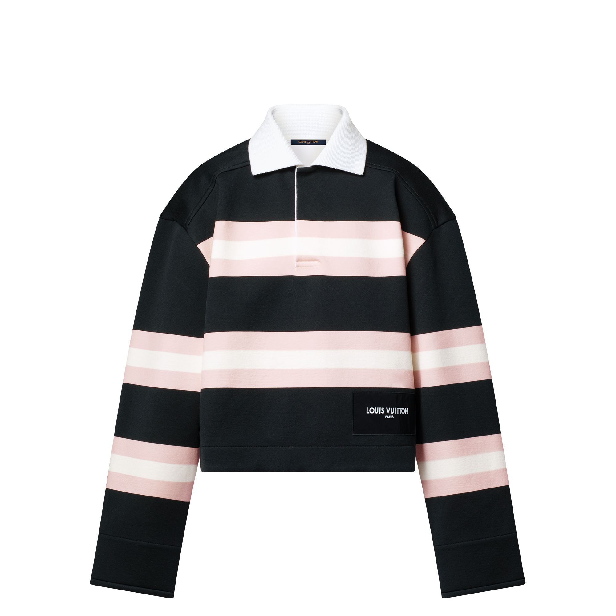 Top im Polo-Stil mit breiten Streifen  Damen Ready to Wear Tops | LOUIS VUITTON (Zoom)