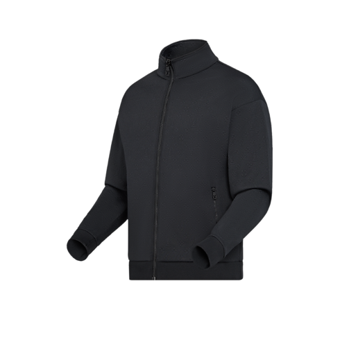 Trainingsjacke aus Fleece mit Monogram-Motiv Herren Ready to Wear Vollständige Ready to Wear | LOUIS VUITTON (Zoom)