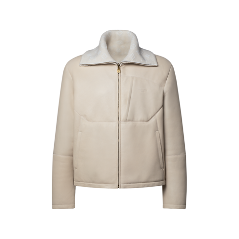 Trainingsjacke aus Lammfell front view