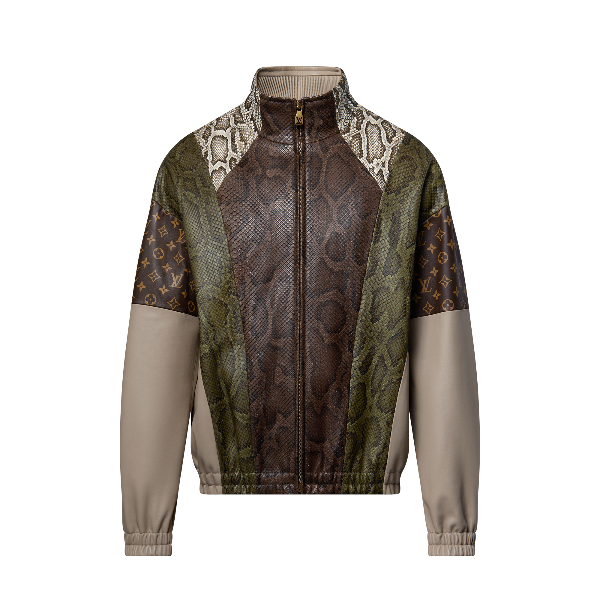 Trainingsjacke aus Python- und Lammleder  Herren Ready to Wear Jacken und Mäntel | LOUIS VUITTON (Zoom)