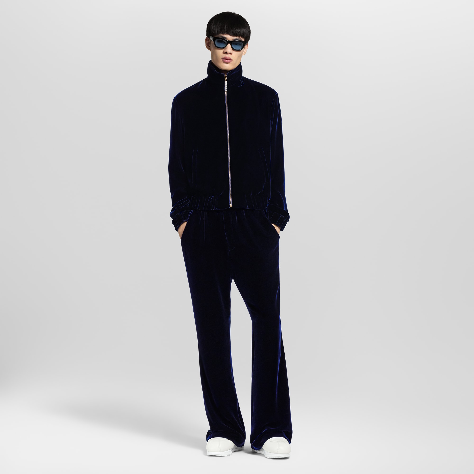 Trainingsjacke aus Seide und Samt  Herren Ready to Wear Jacken und Mäntel | LOUIS VUITTON (Zoom)