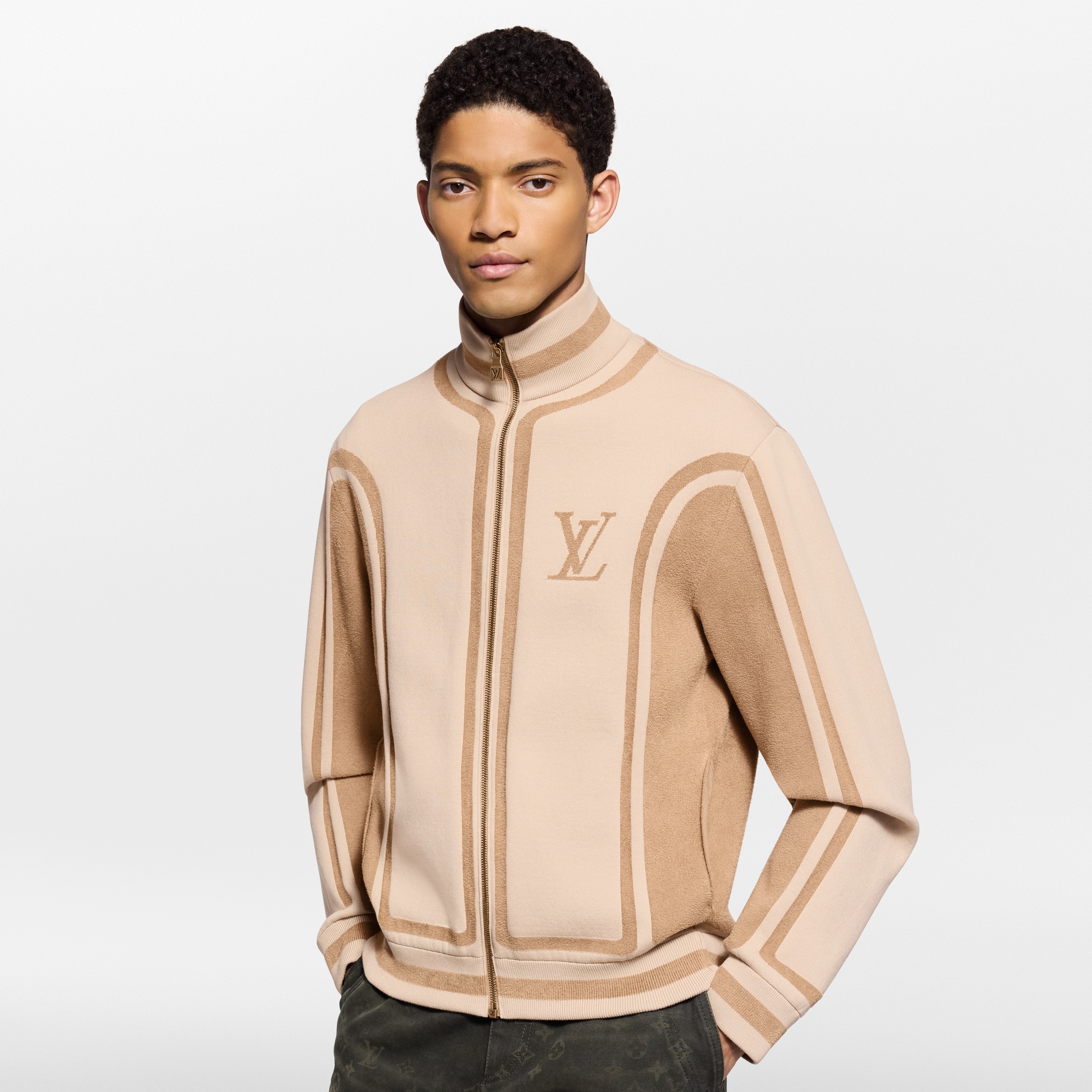 Trainingsjacke aus Strick  Herren Ready to Wear Vollständige Ready to Wear | LOUIS VUITTON (Zoom)