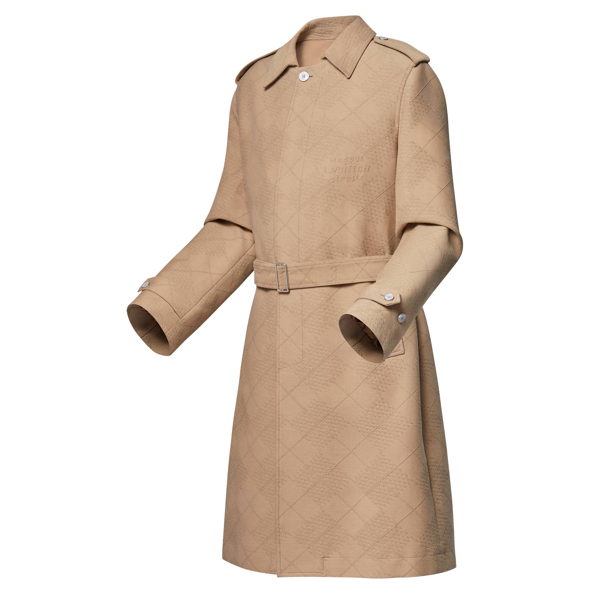 Trenchcoat aus Baumwoll-Seidengemisch  Herren Ready to Wear Jacken und Mäntel | LOUIS VUITTON (Zoom)