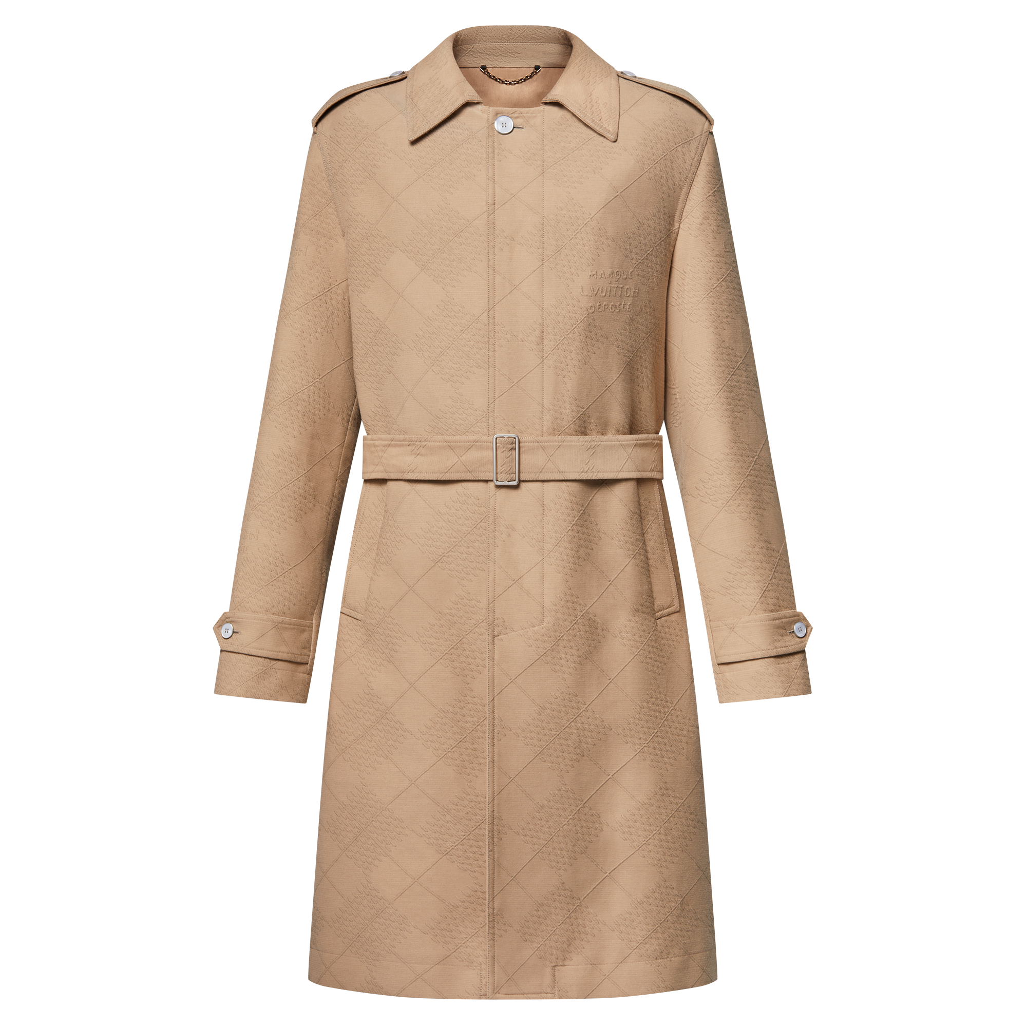 Trenchcoat aus Baumwoll-Seidengemisch  Herren Ready to Wear Jacken und Mäntel | LOUIS VUITTON (Zoom)