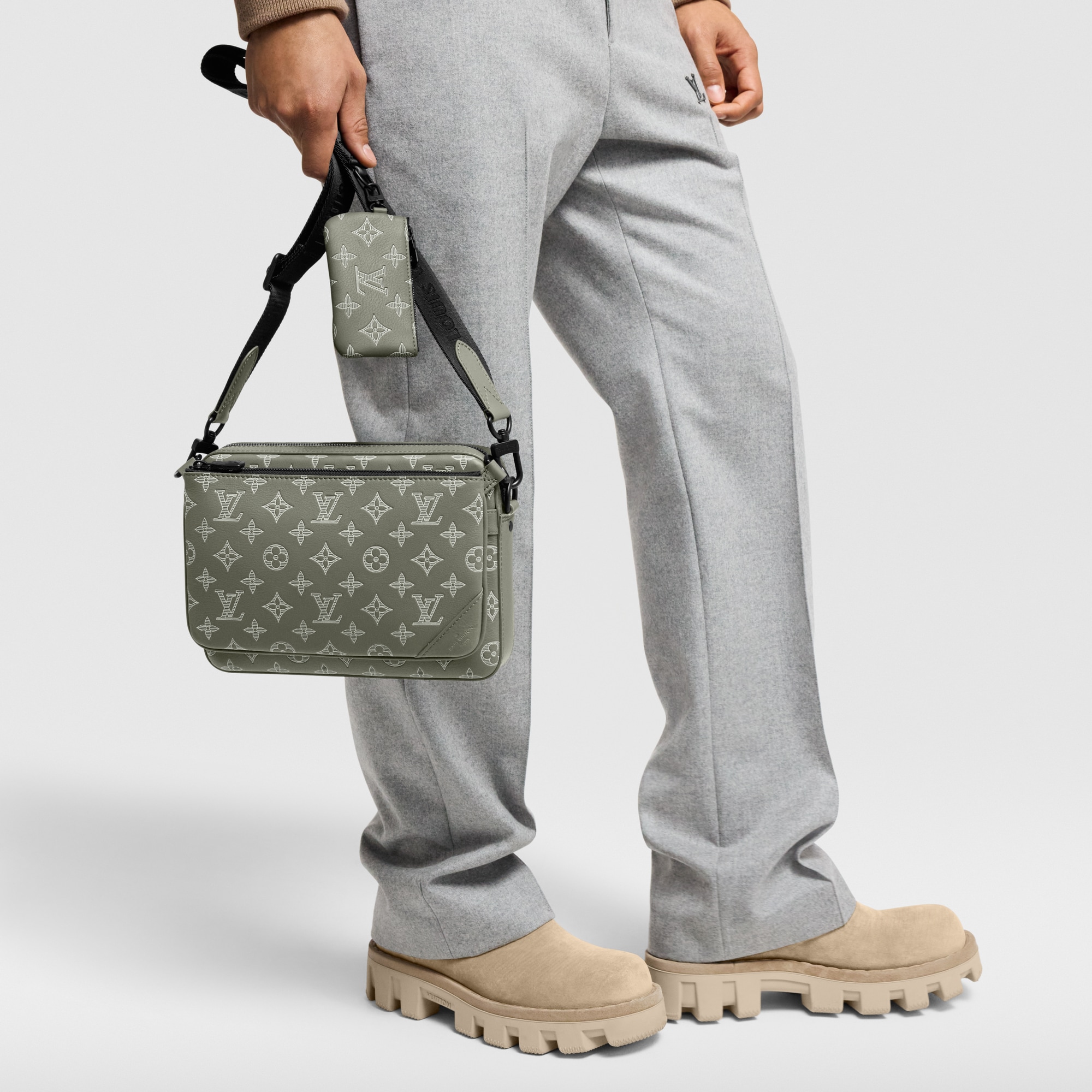 Trio Messenger Tasche Monogram Shadow Leder Herren Taschen Alle Taschen | LOUIS VUITTON (Zoom)