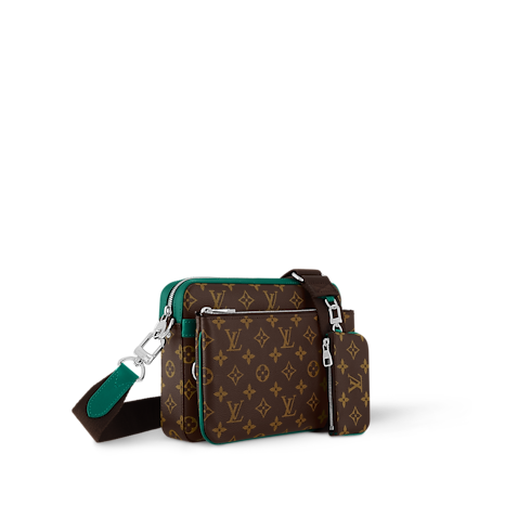 Trio Messenger Tasche Monogram Macassar Canvas Taschen und Kleinlederwaren Herren Taschen Neuheiten | LOUIS VUITTON (Zoom)