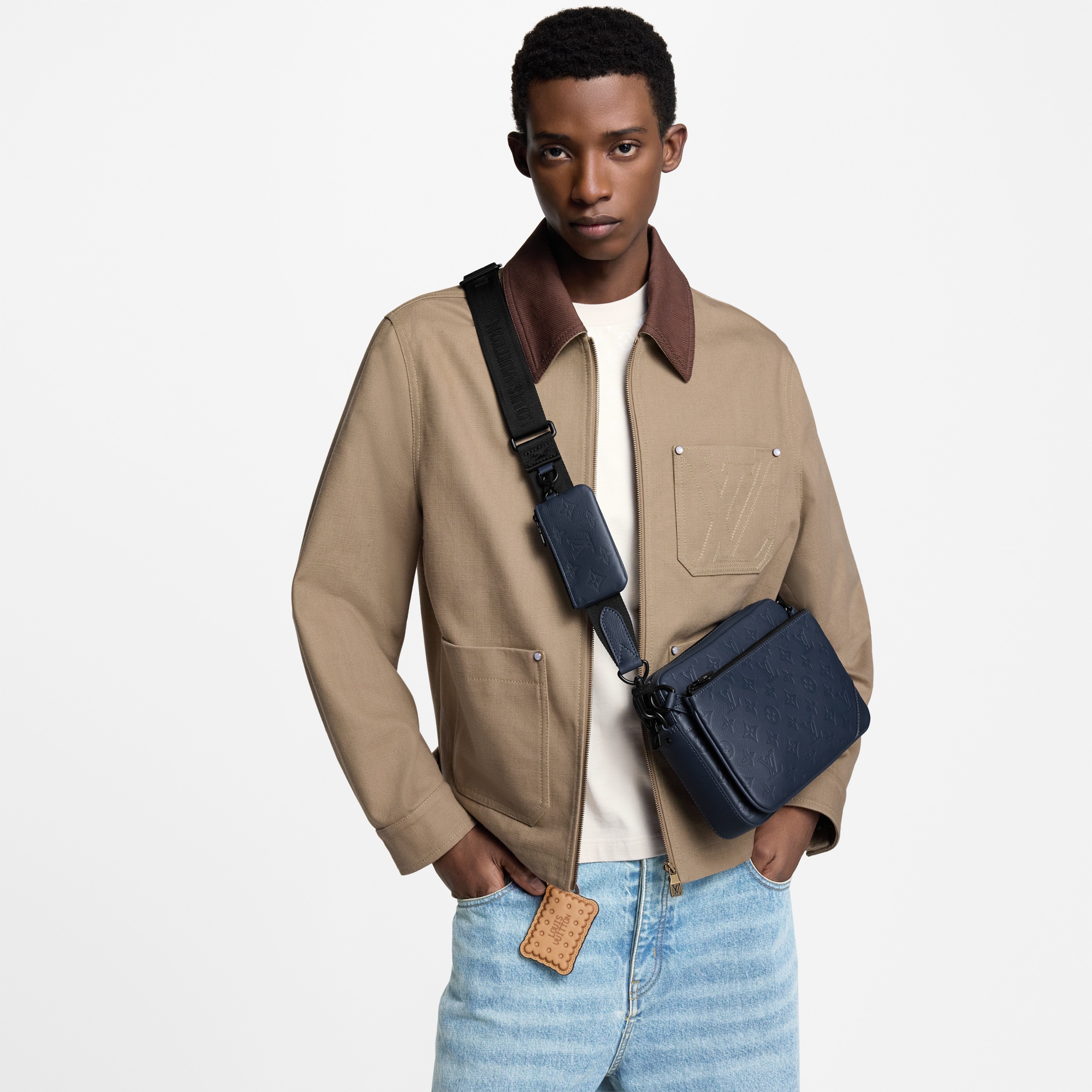 Trio Messenger Tasche Monogram Shadow Taschen und Kleinlederwaren Damen Handtaschen Neuheiten | LOUIS VUITTON (Zoom)