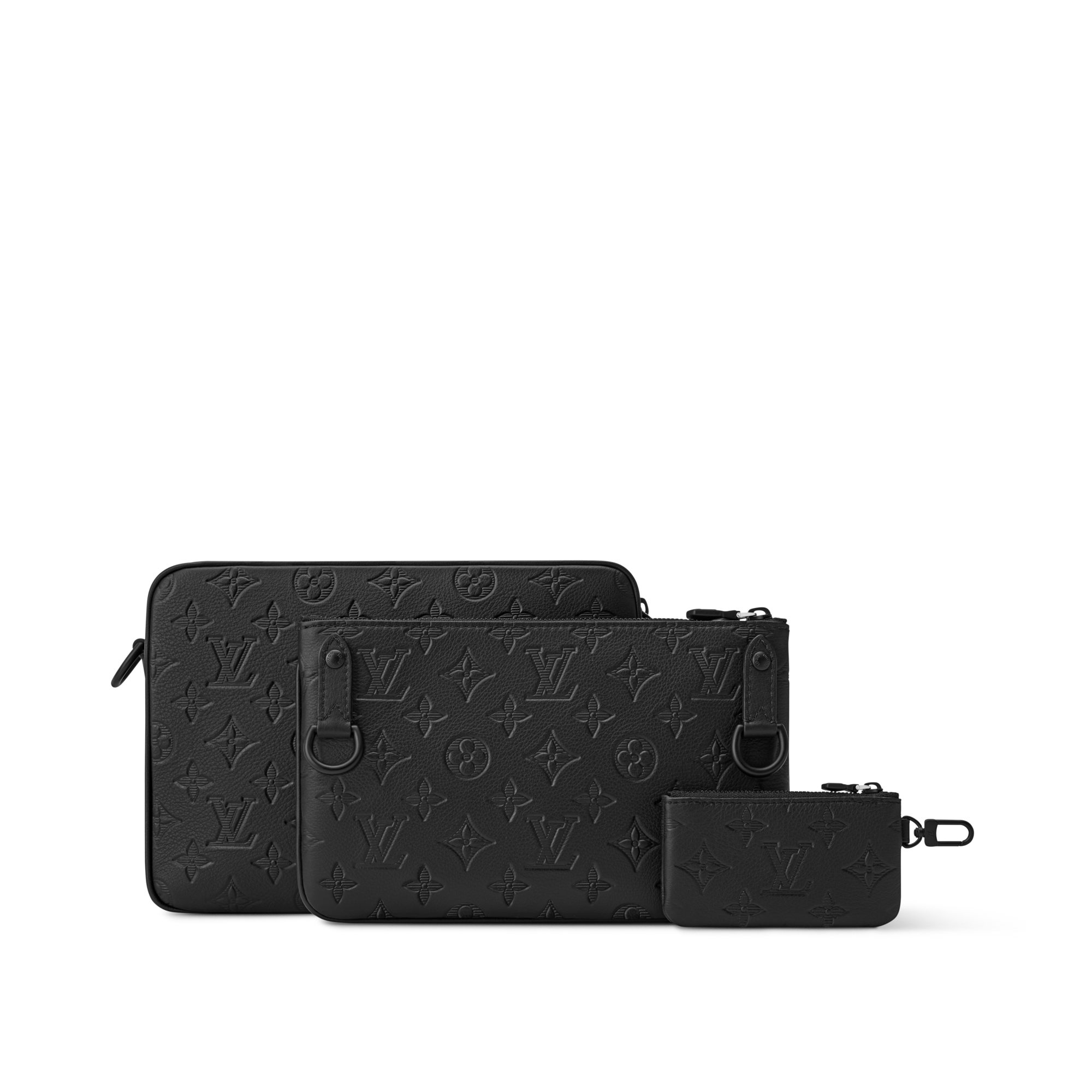Trio Messenger Tasche Monogram Shadow Taschen und Kleinlederwaren Herren Taschen Neuheiten | LOUIS VUITTON (Zoom)
