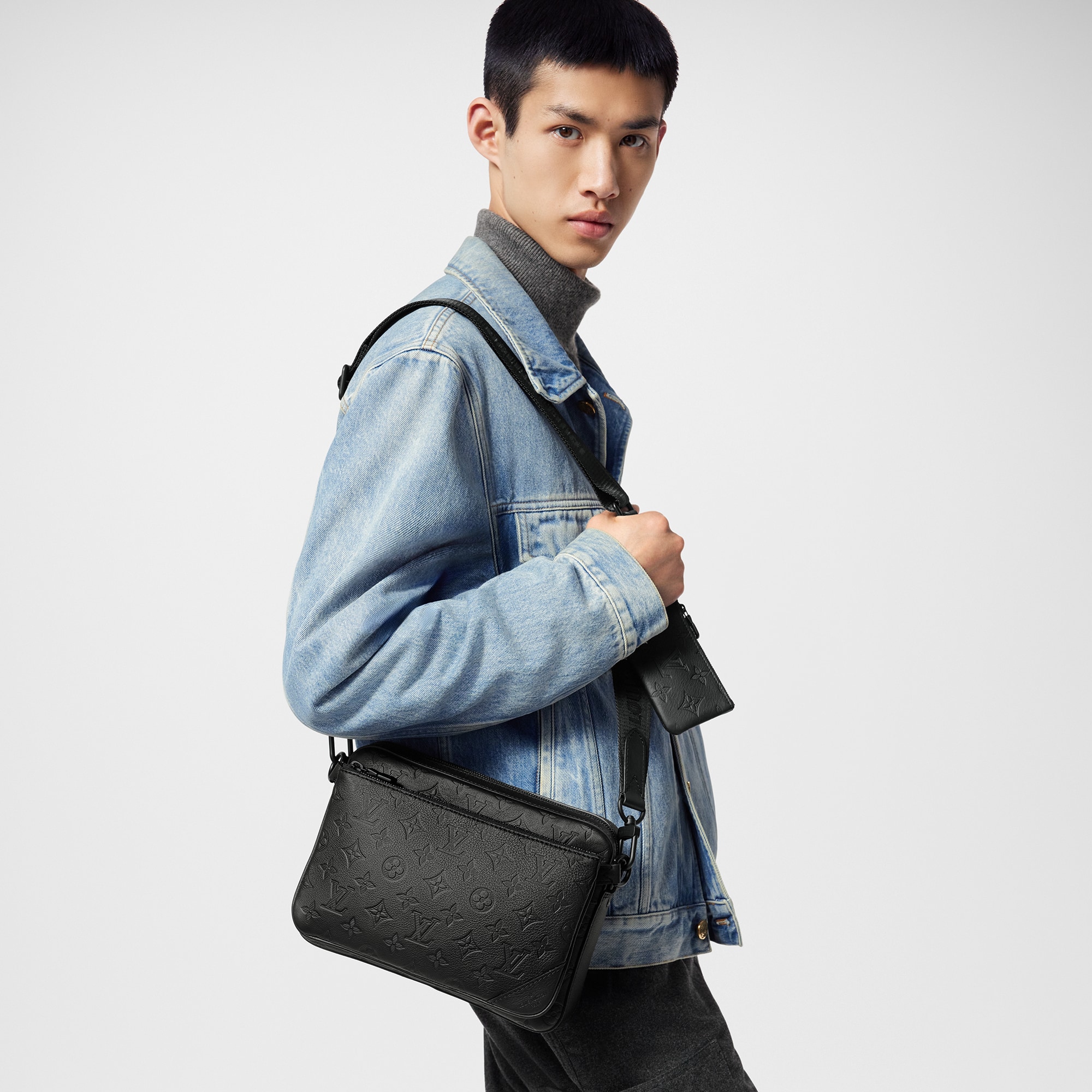 Trio Messenger Tasche Monogram Shadow Herren Taschen All Collections | LOUIS VUITTON (Zoom)
