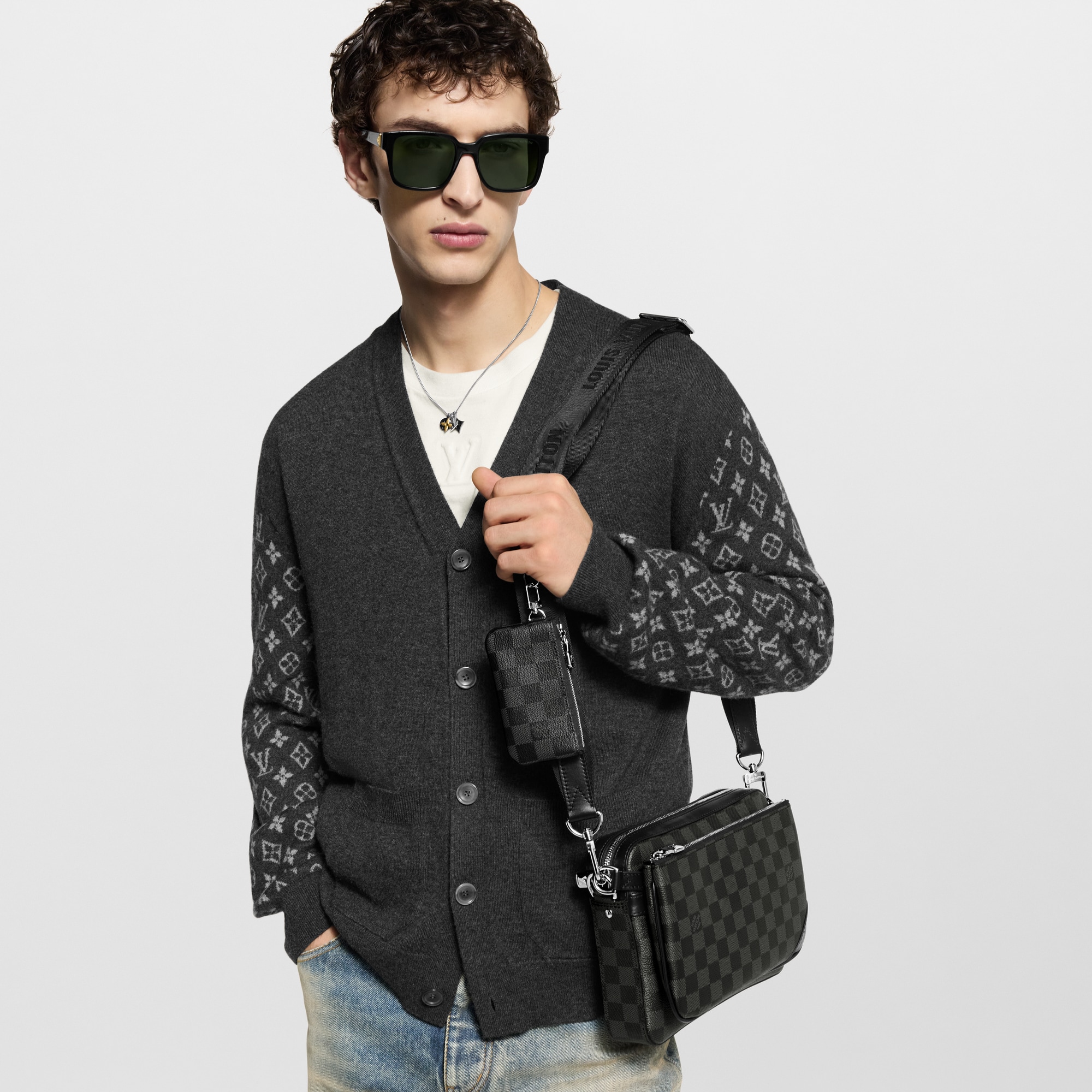 Trio Messenger Tasche Damier Graphite Canvas Herren Taschen All Collections | LOUIS VUITTON (Zoom)