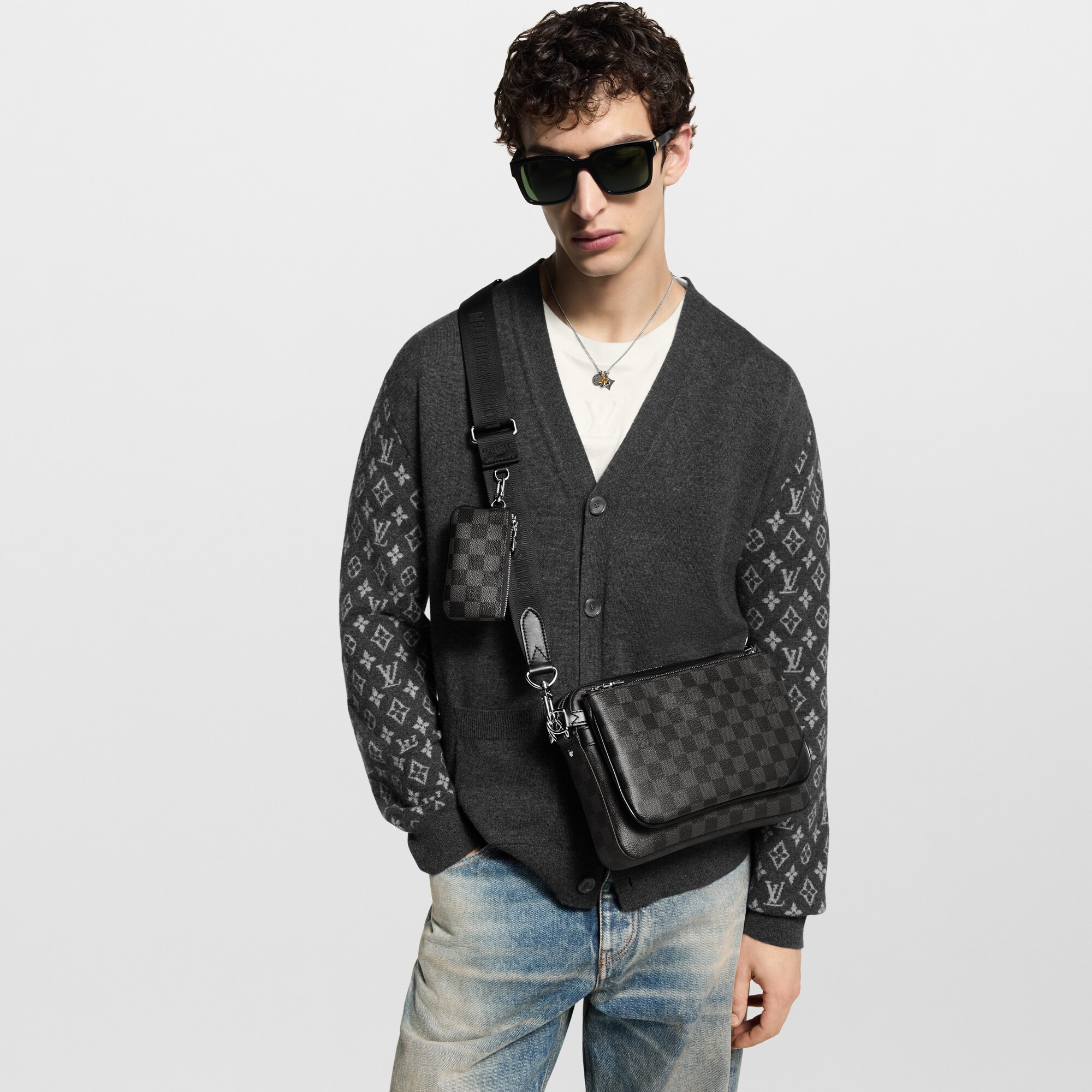 Trio Messenger Tasche Damier Graphite Canvas Herren Taschen All Collections | LOUIS VUITTON (Zoom)