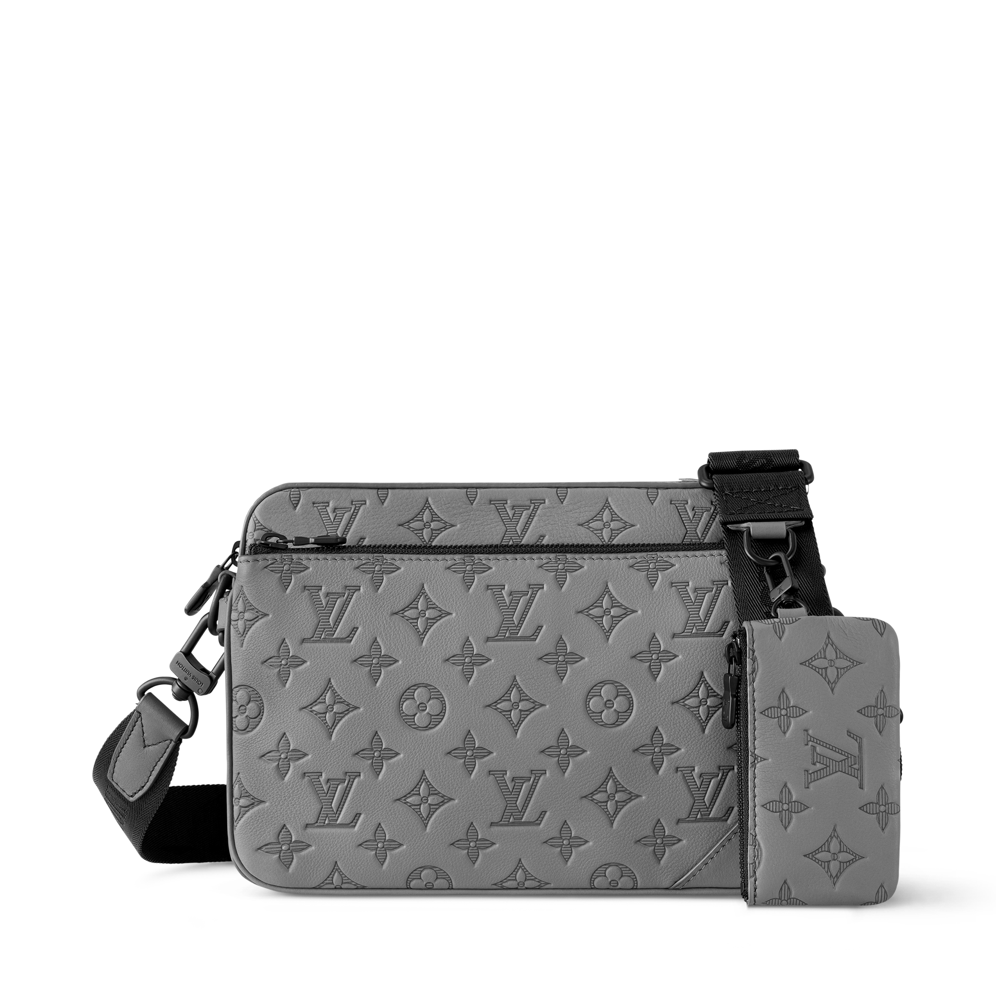 Trio Messenger Tasche Monogram Shadow - Taschen M46603 | LOUIS VUITTON 