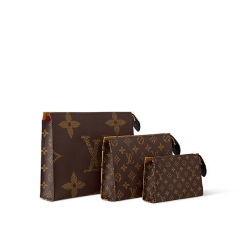 Trio Poche Toilette Autres Toiles Monogram Herren Reisegepäck Reiseaccessoires | LOUIS VUITTON (Zoom)