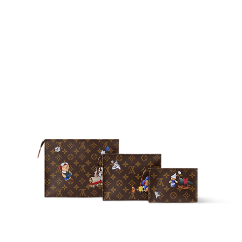 Trio Poche Toilette Monogram Canvas Damen Reisegepäck Reiseaccessoires | LOUIS VUITTON (Zoom)