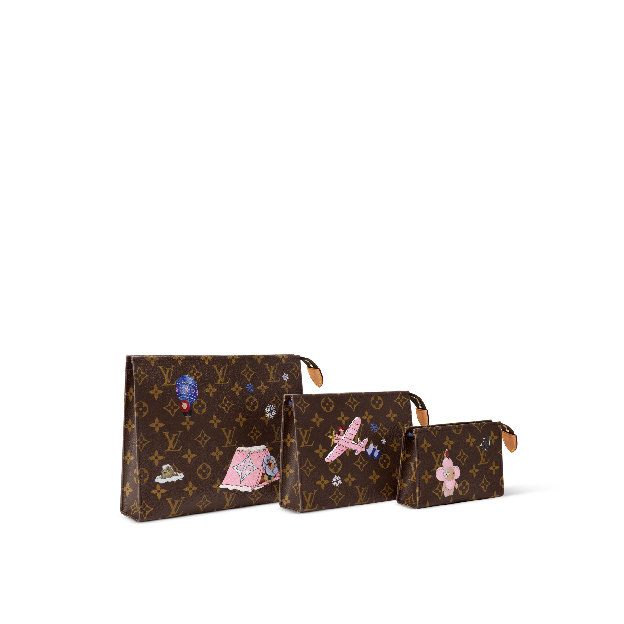 Trio Poche Toilette Monogram Canvas Damen Reisegepäck Reiseaccessoires | LOUIS VUITTON (Zoom)