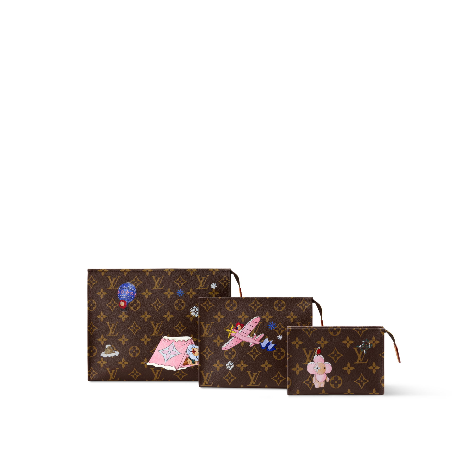 Trio Poche Toilette Monogram Canvas Damen Reisegepäck Reiseaccessoires | LOUIS VUITTON (Zoom)