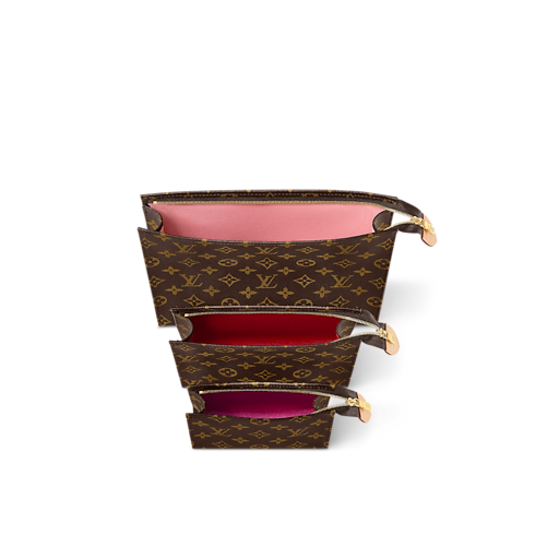 Trio Poche Toilette Monogram Canvas Damen Geldbörsen und Kleinlederwaren Pochettes | LOUIS VUITTON (Zoom)