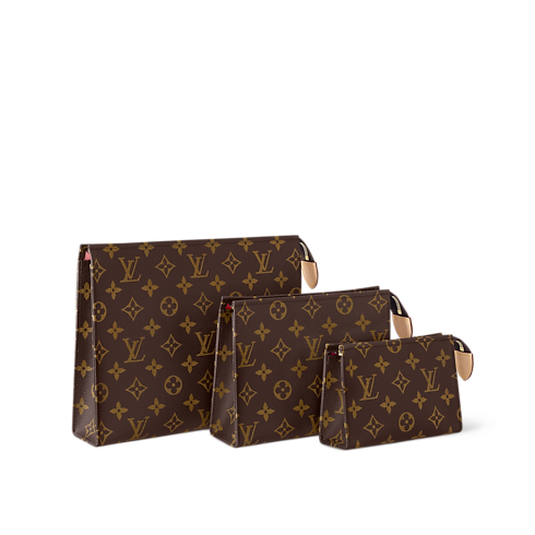 Trio Poche Toilette Monogram Canvas Damen Geldbörsen und Kleinlederwaren Pochettes | LOUIS VUITTON (Zoom)
