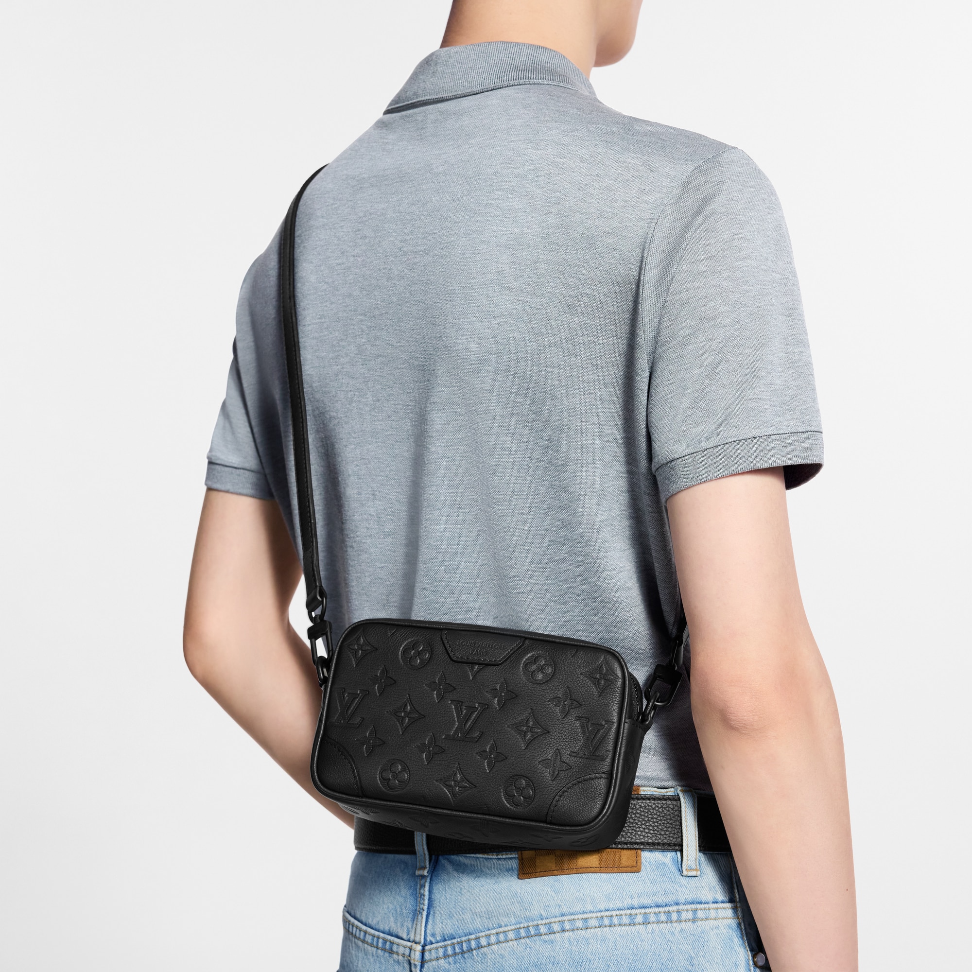 Trocadéro Wearable Geldbörse Monogram Shadow Leder Herren Geldbörsen und Kleinlederwaren Mini Bags | LOUIS VUITTON (Zoom)