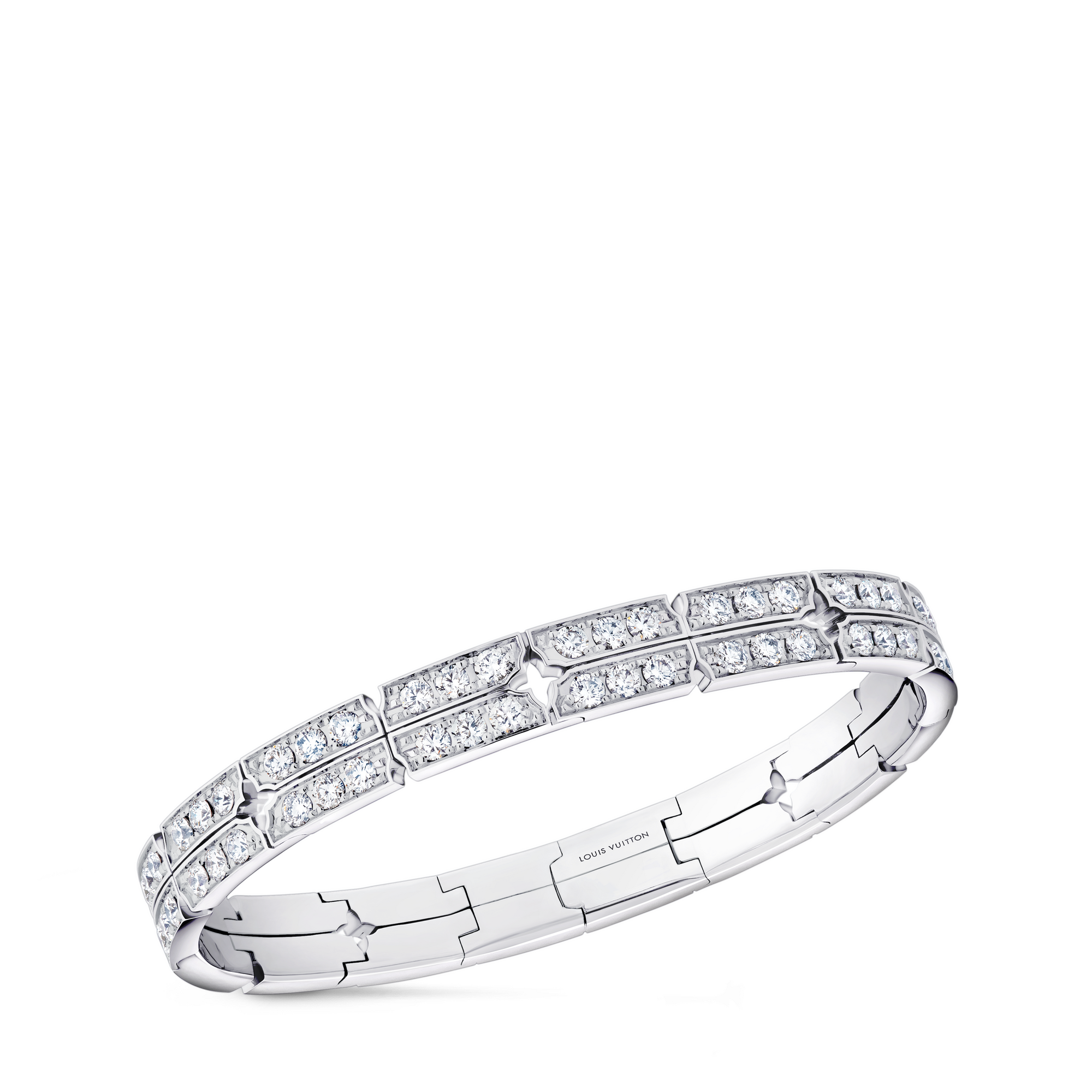 Tumbler Armband, Weißgold und Diamanten  Schmuck Kategorien Armbänder | LOUIS VUITTON (Zoom)