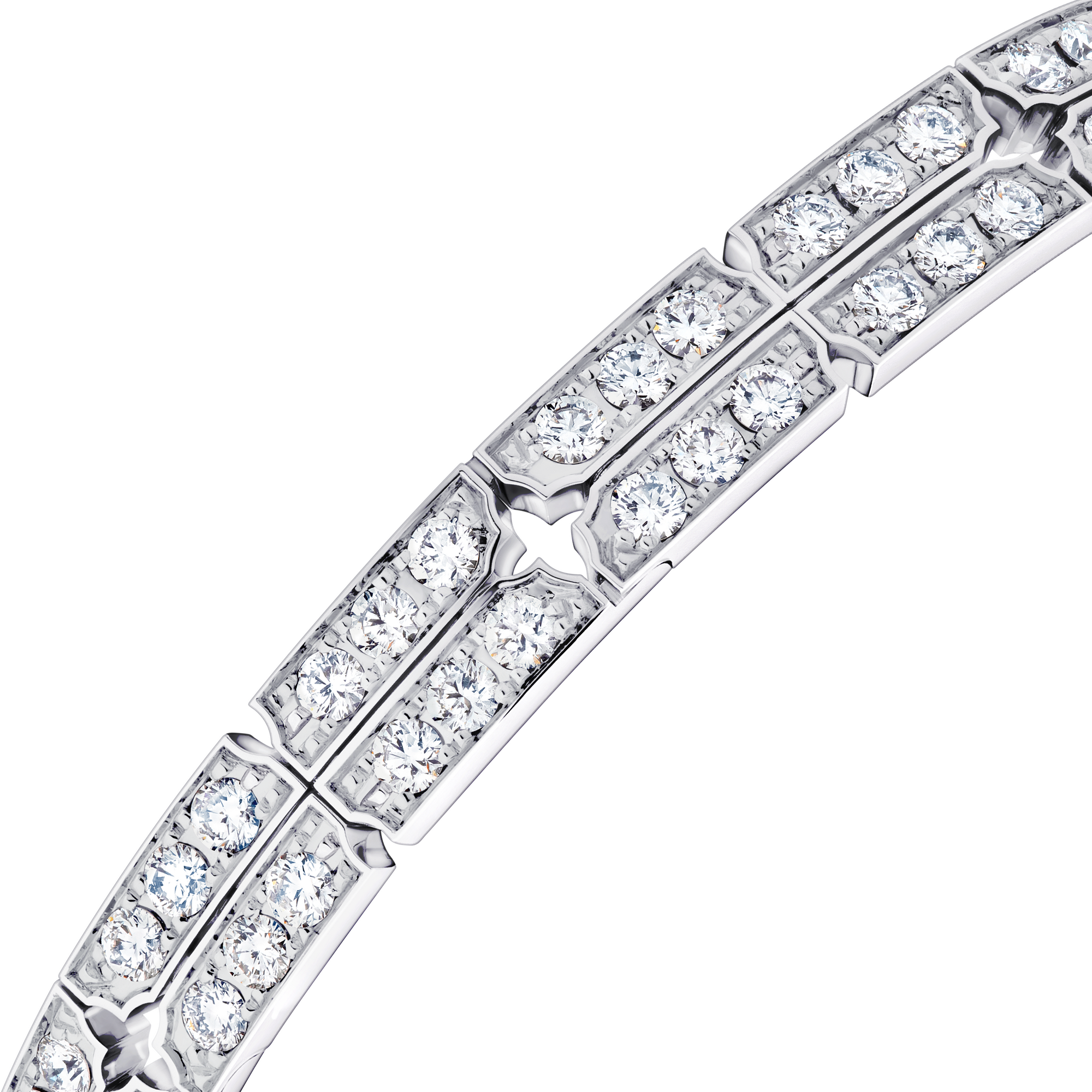 Tumbler Armband, Weißgold und Diamanten  Schmuck Kategorien Armbänder | LOUIS VUITTON (Zoom)