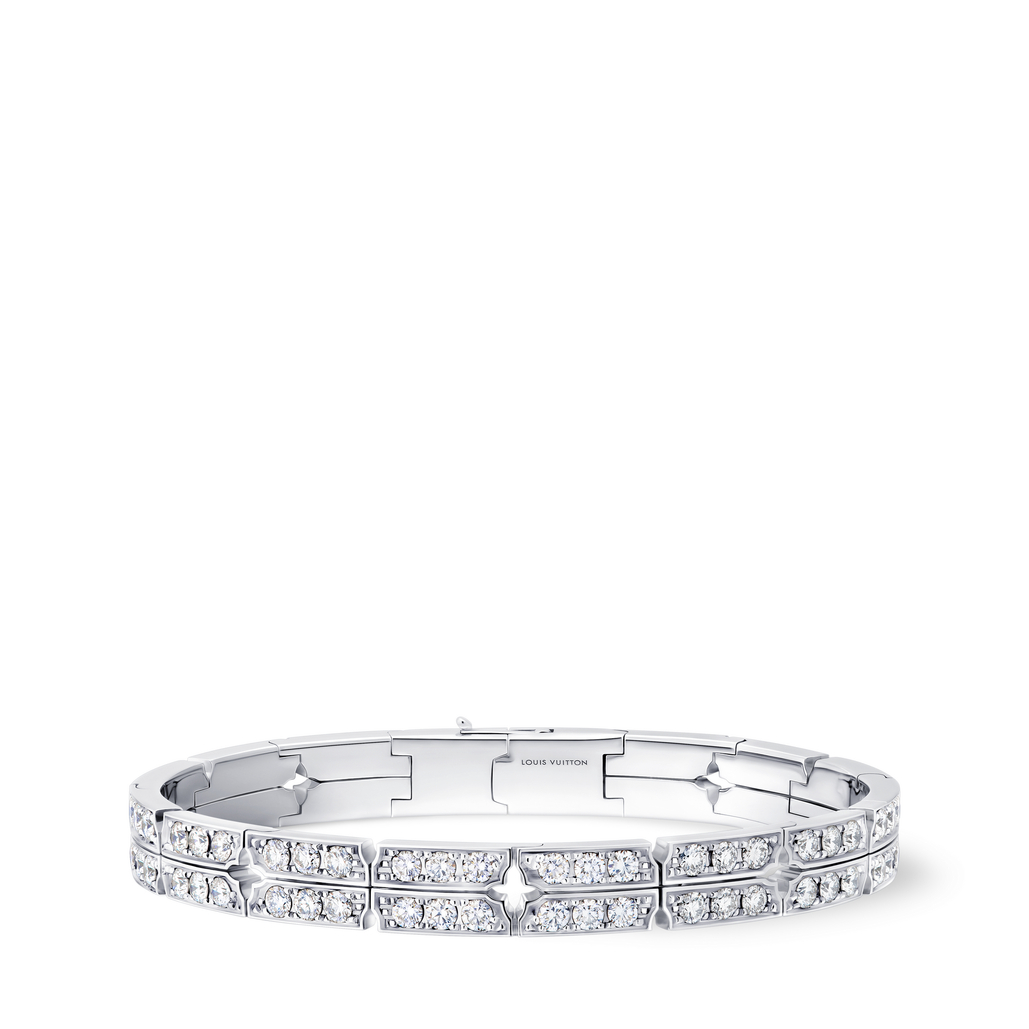 Tumbler Armband, Weißgold und Diamanten  Schmuck Kategorien Armbänder | LOUIS VUITTON (Zoom)